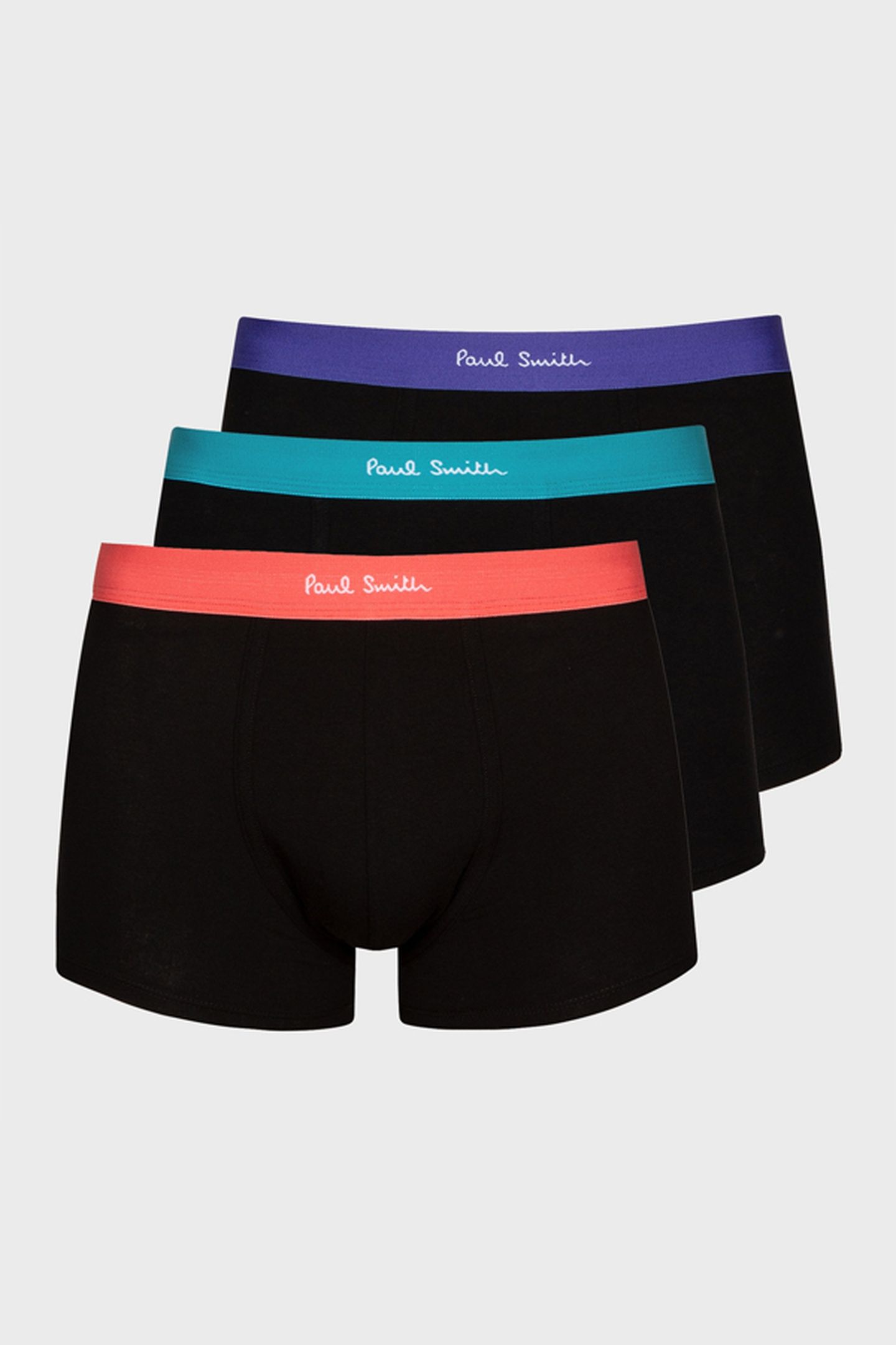 MEN TRUNK 3 PK MIX BAND BLACK 1