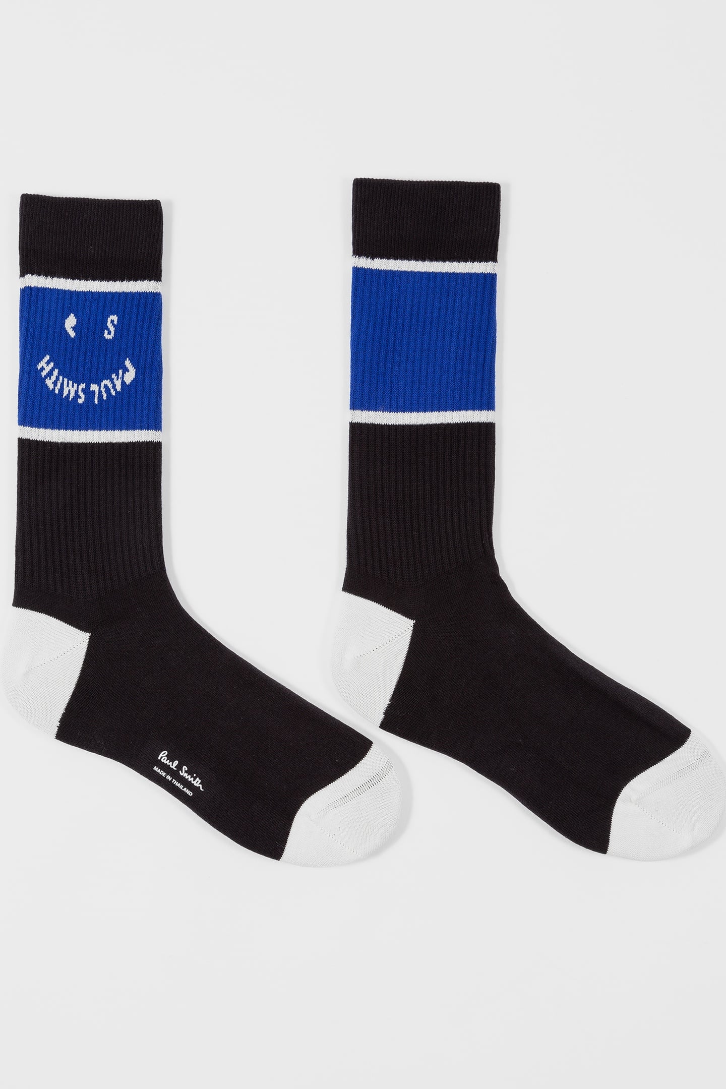 MEN SOCK HAPPY BLACK 1