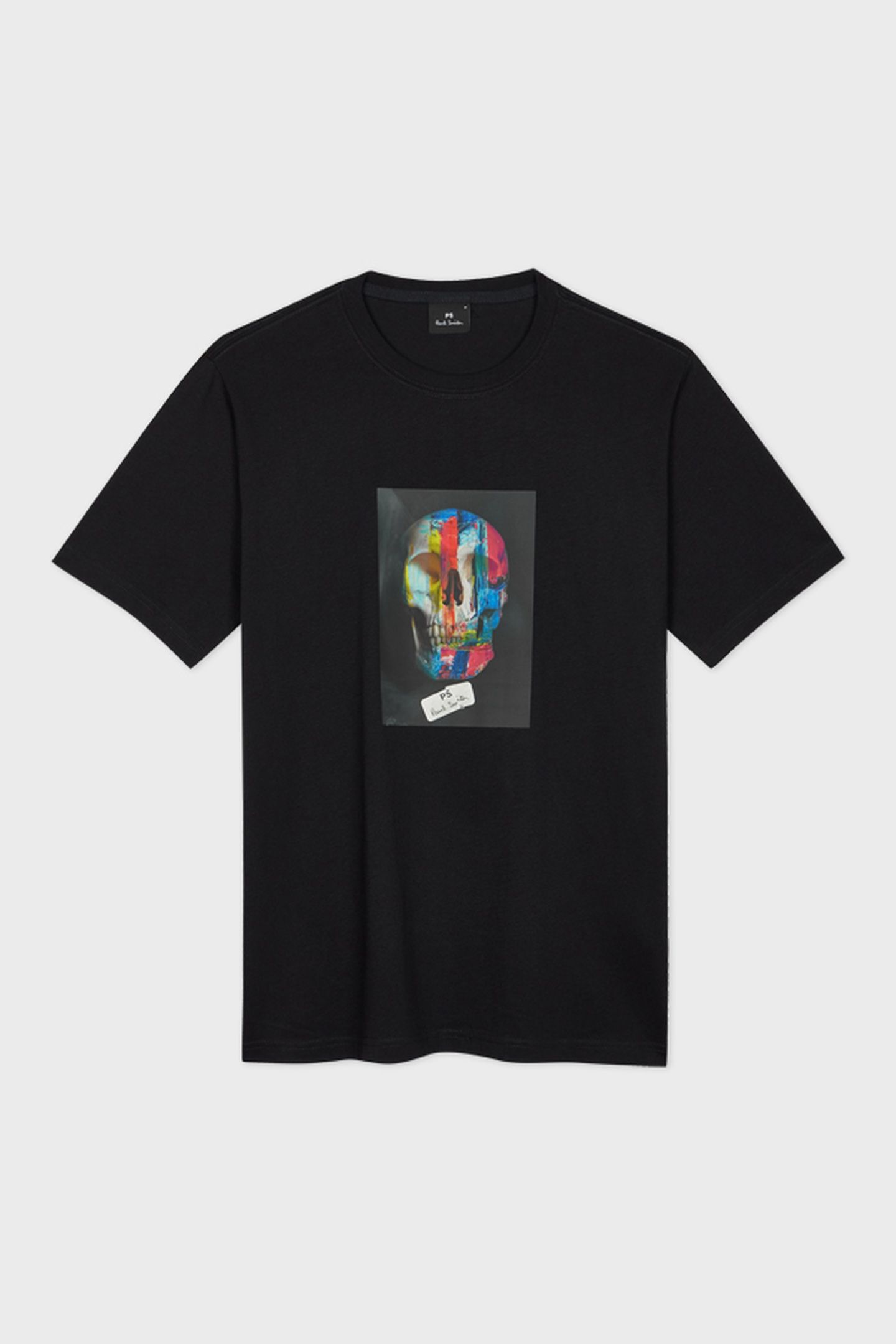 MENS REG FIT T SHIRT SKULL BLACK 2