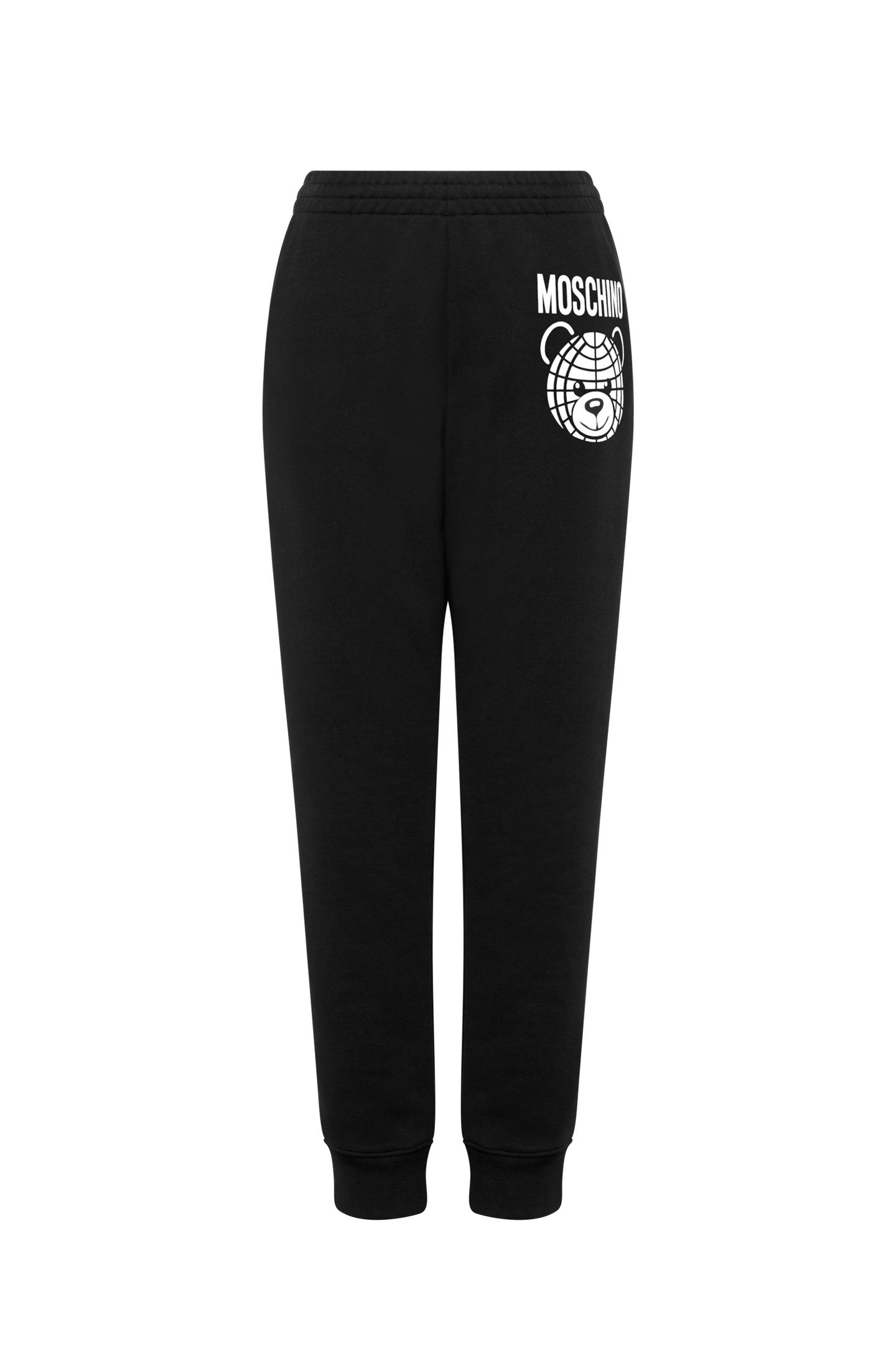 MOSCHINO TEDDY BEAR ORGANIC FLEECE JOGGING BLACK 3