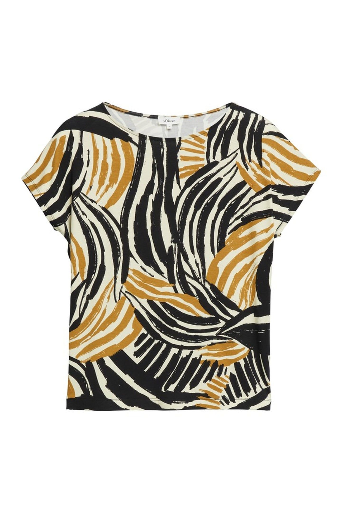 S.OLIVER T-SHIRTS BROWN 4