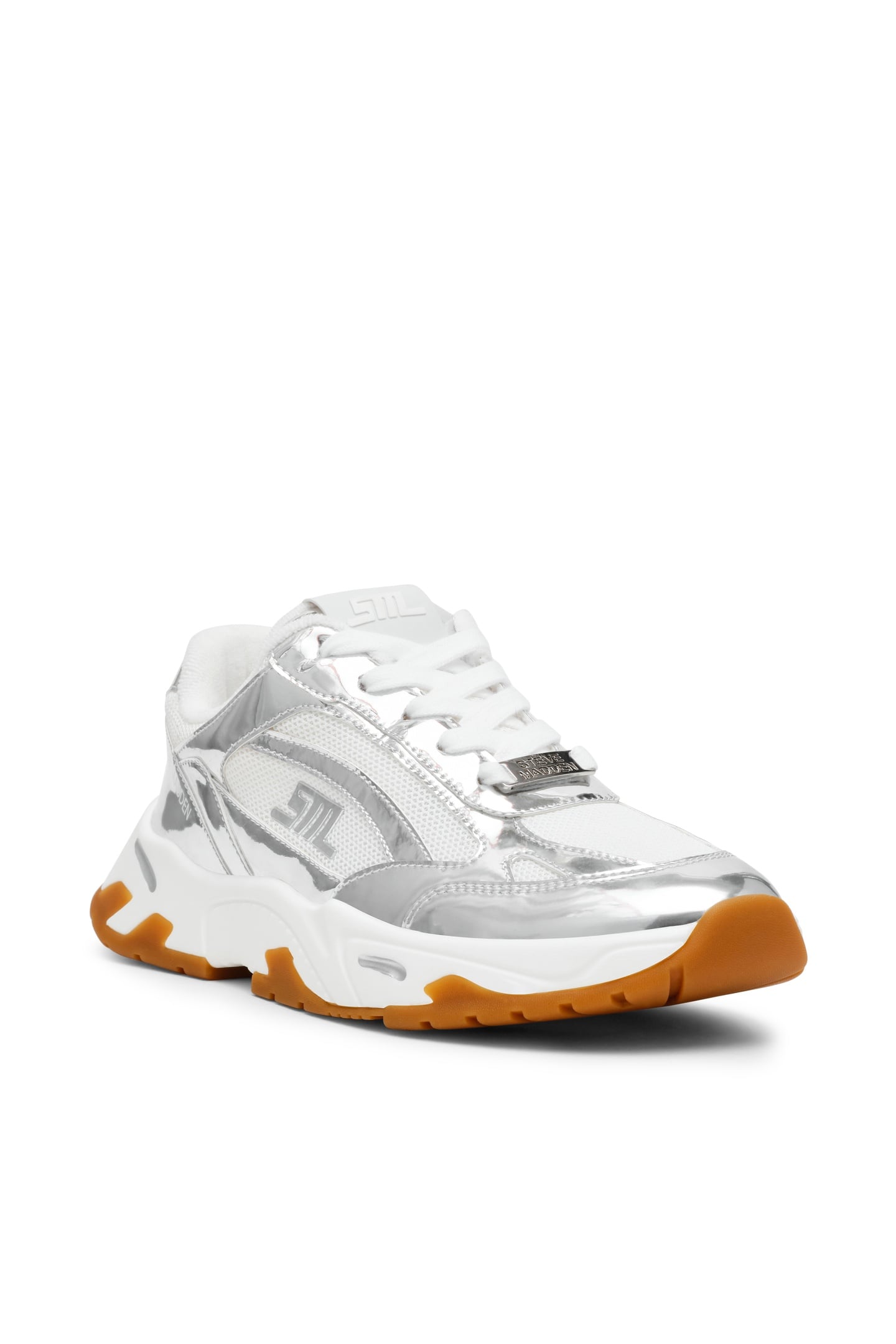 SNEAK PEAK-E SNEAKERS SILVER 4