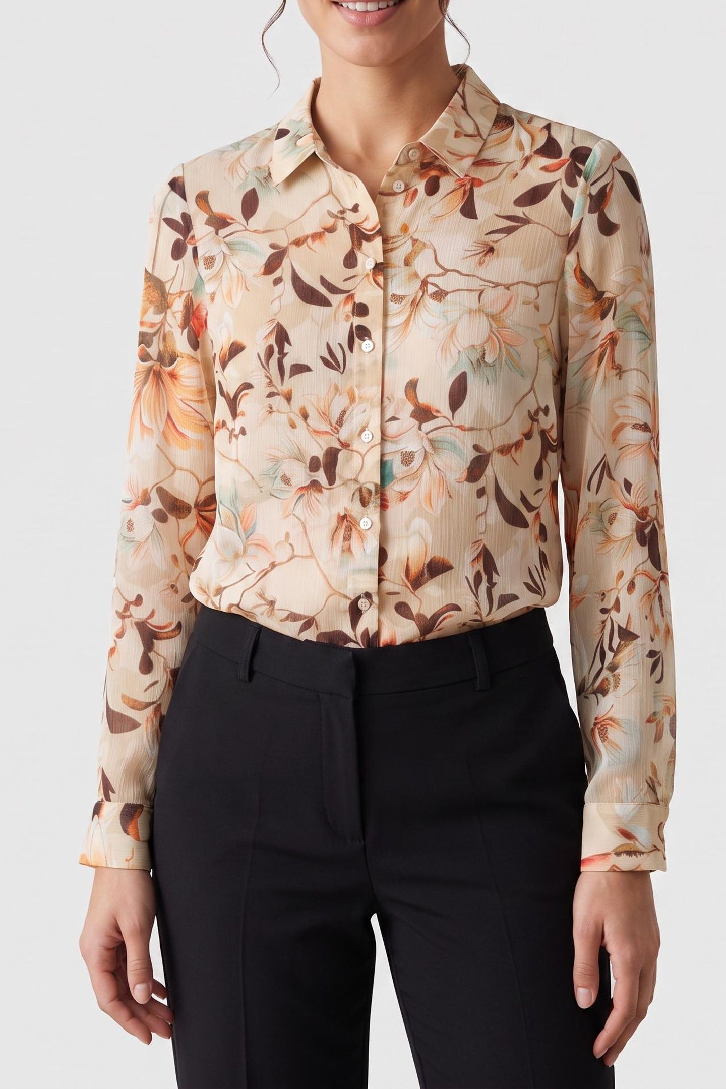 LS CLOUIS SHIRT NATURAL MAGNOLIA PRI 1