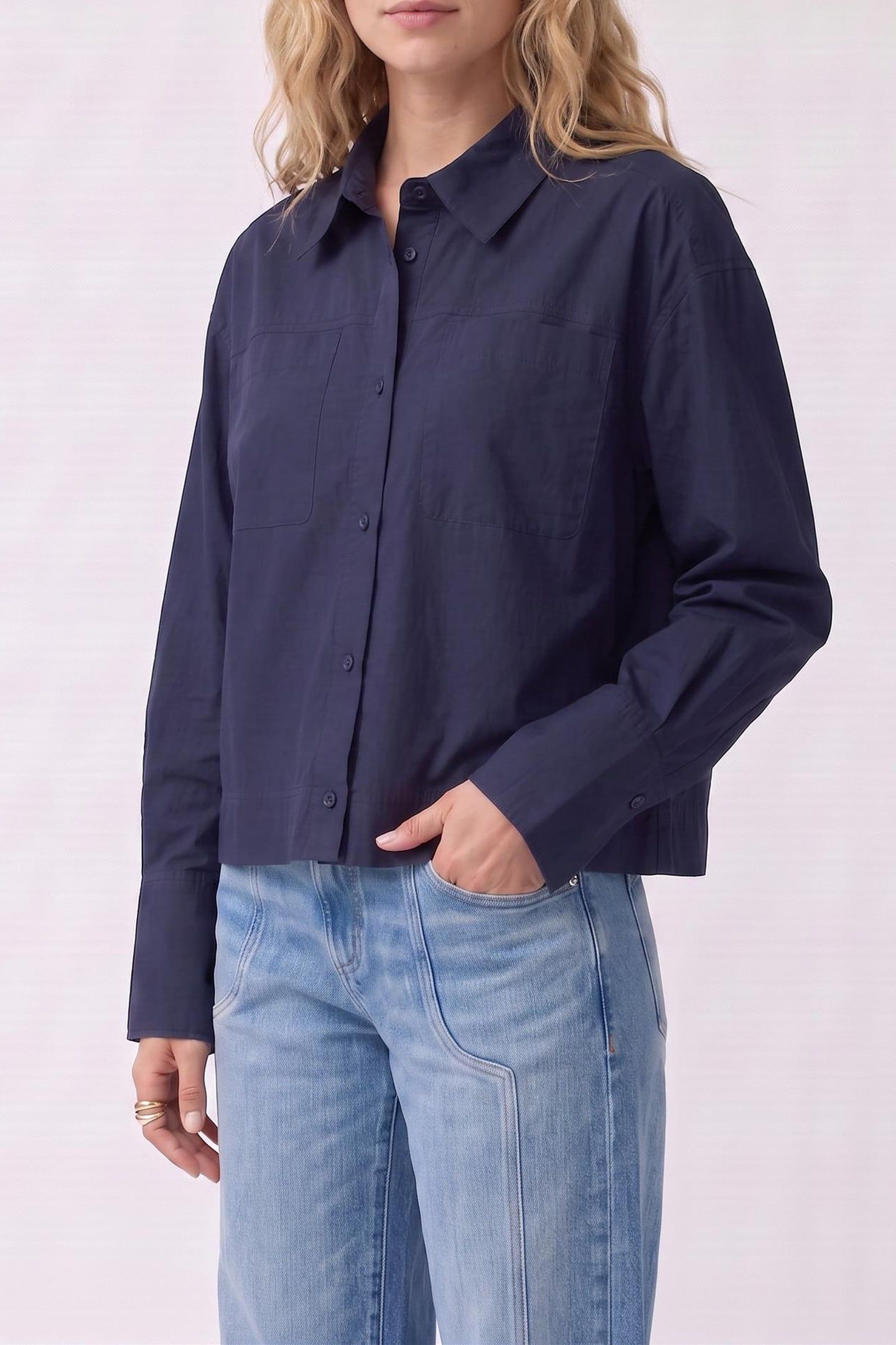 BLOUSE LOES NAVY 3