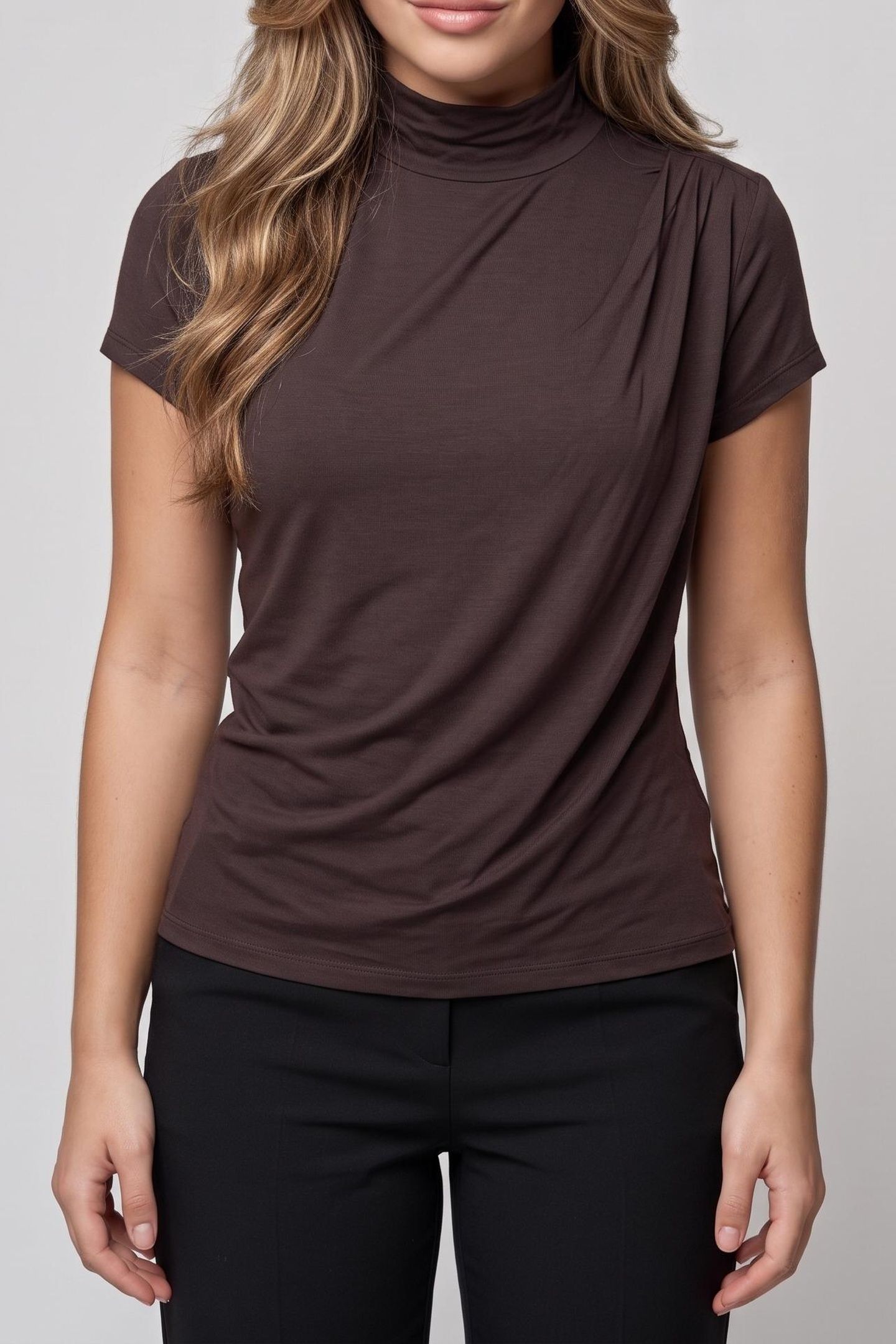 SS HN CYDNEE TOP BARK BROWN 1