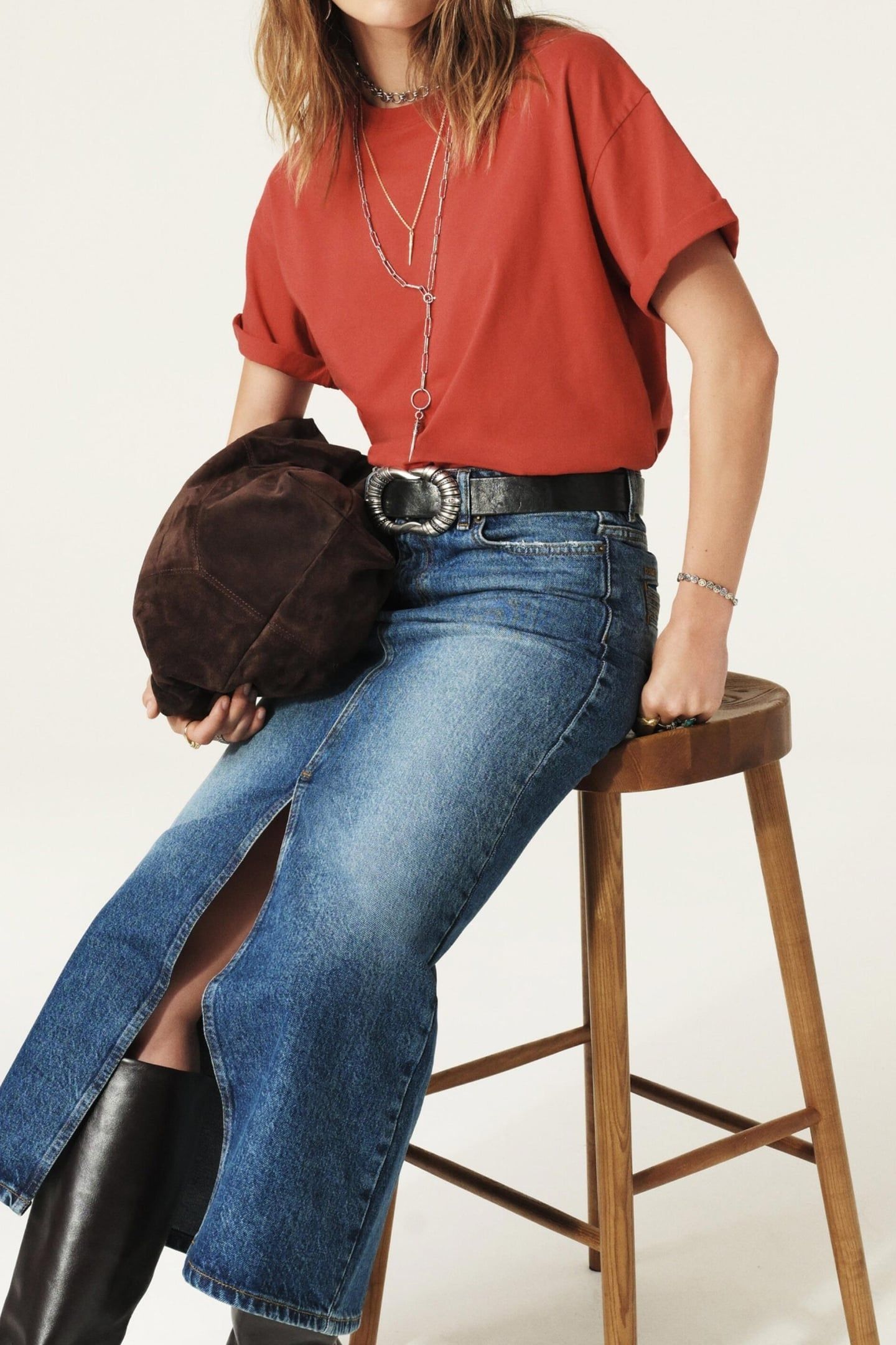 SHORT SLEEVES TEE ROUGE 4