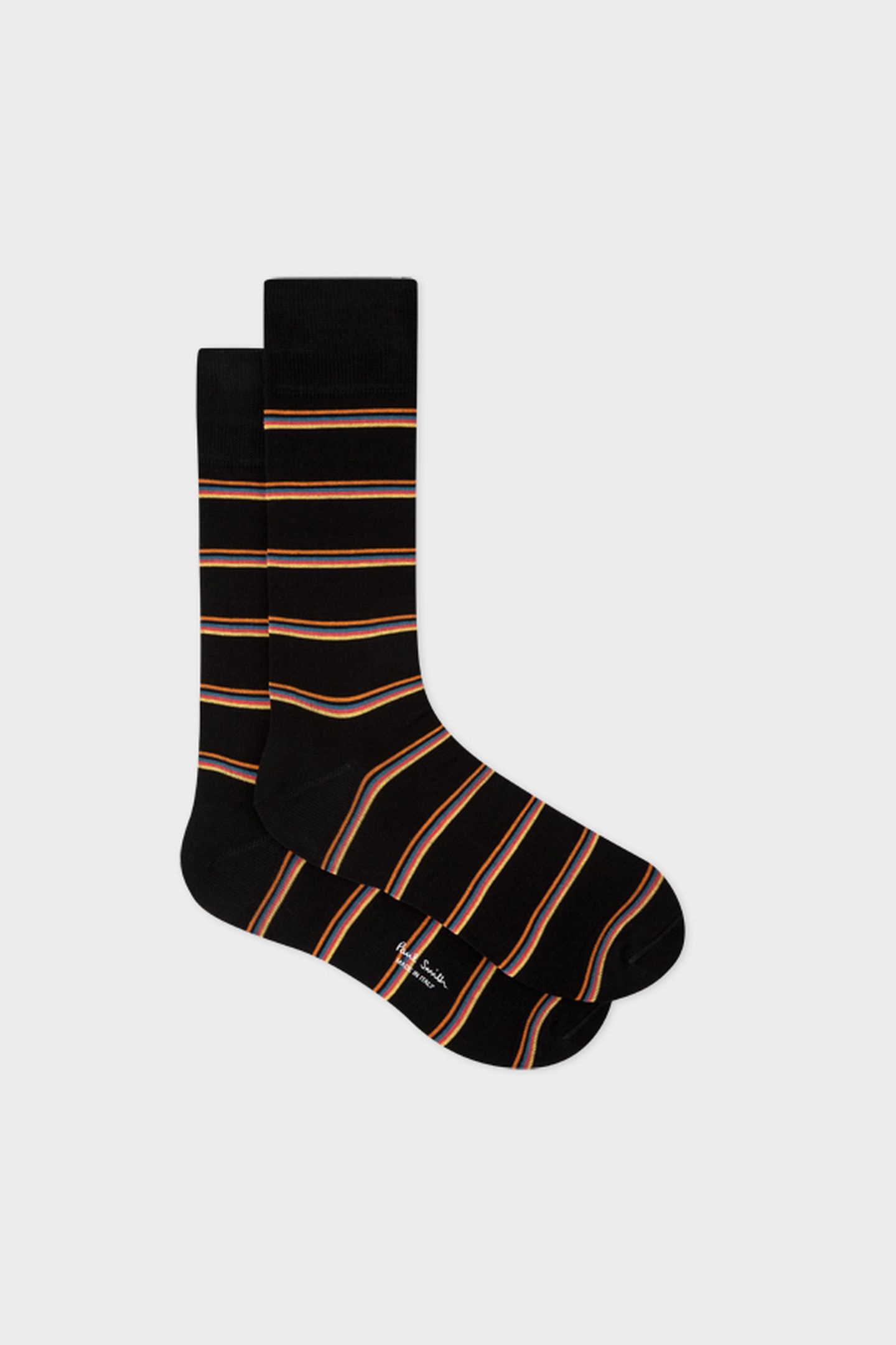 MEN SOCK WALTER STRIPE BLACK 3