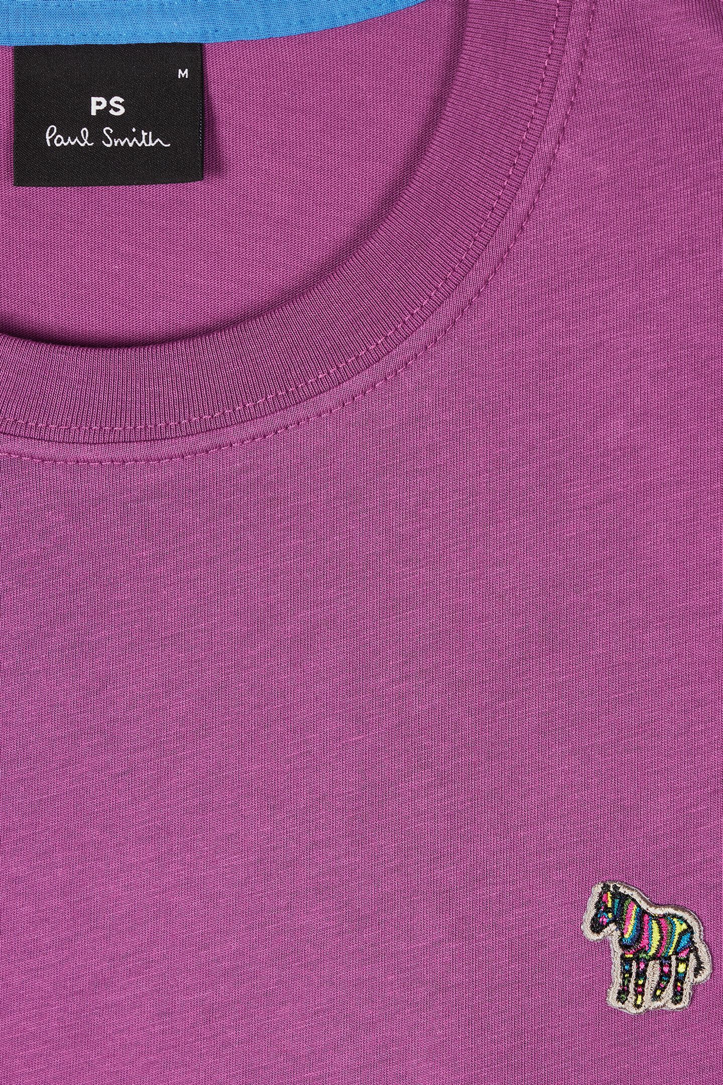 MENS REG FIT SS TSHIRT ZEBRA PURPLE 6