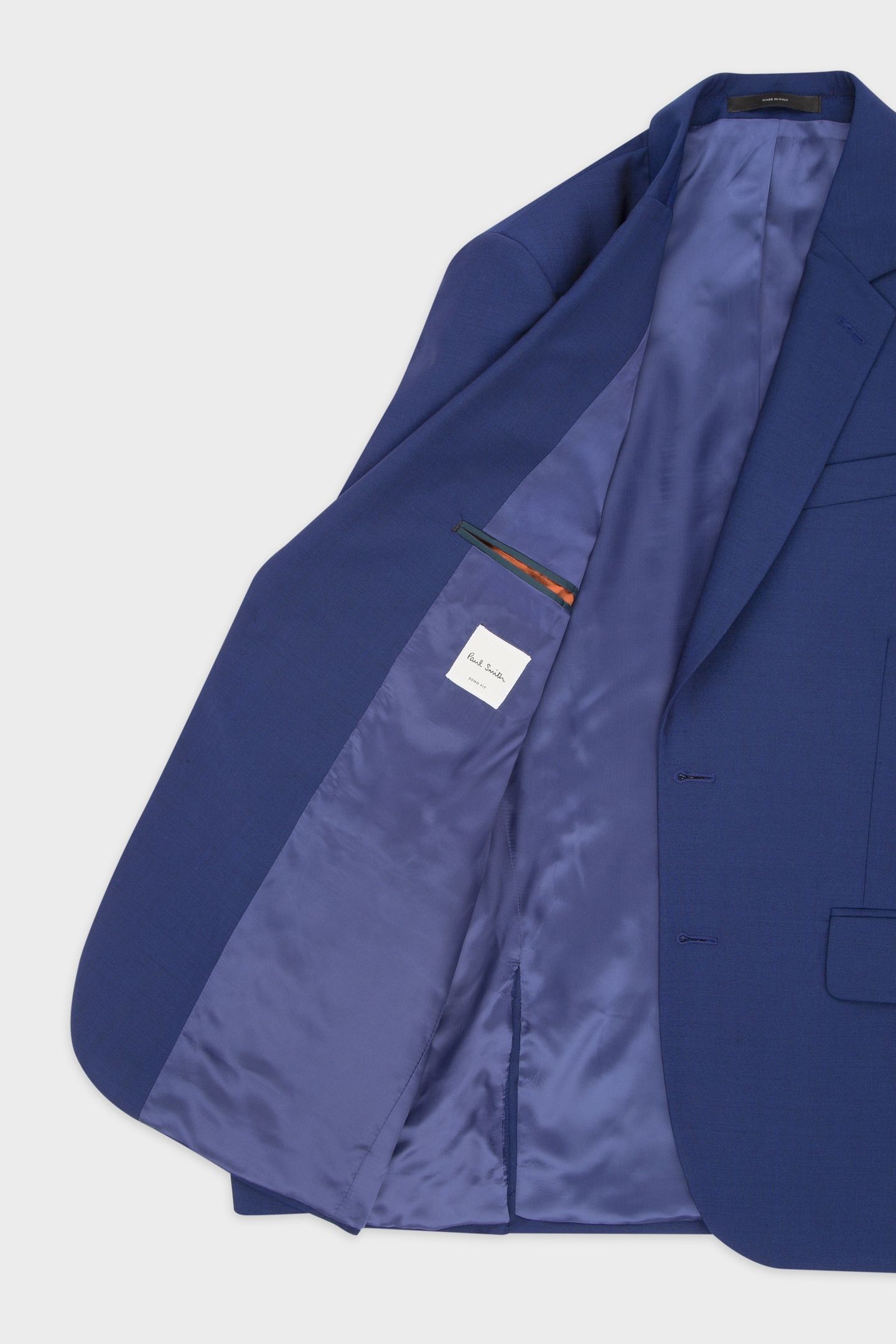 MENS TAILORED FIT 3PCE 2 BUTTON SUIT COBALT BLUE 11