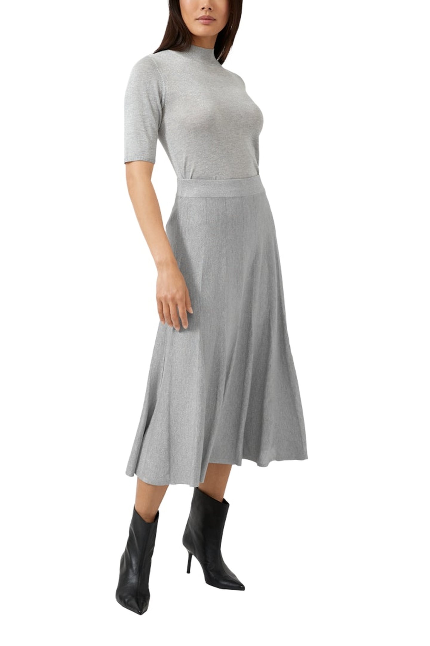 S.OLIVER SKIRTS GREY/BLACK 4