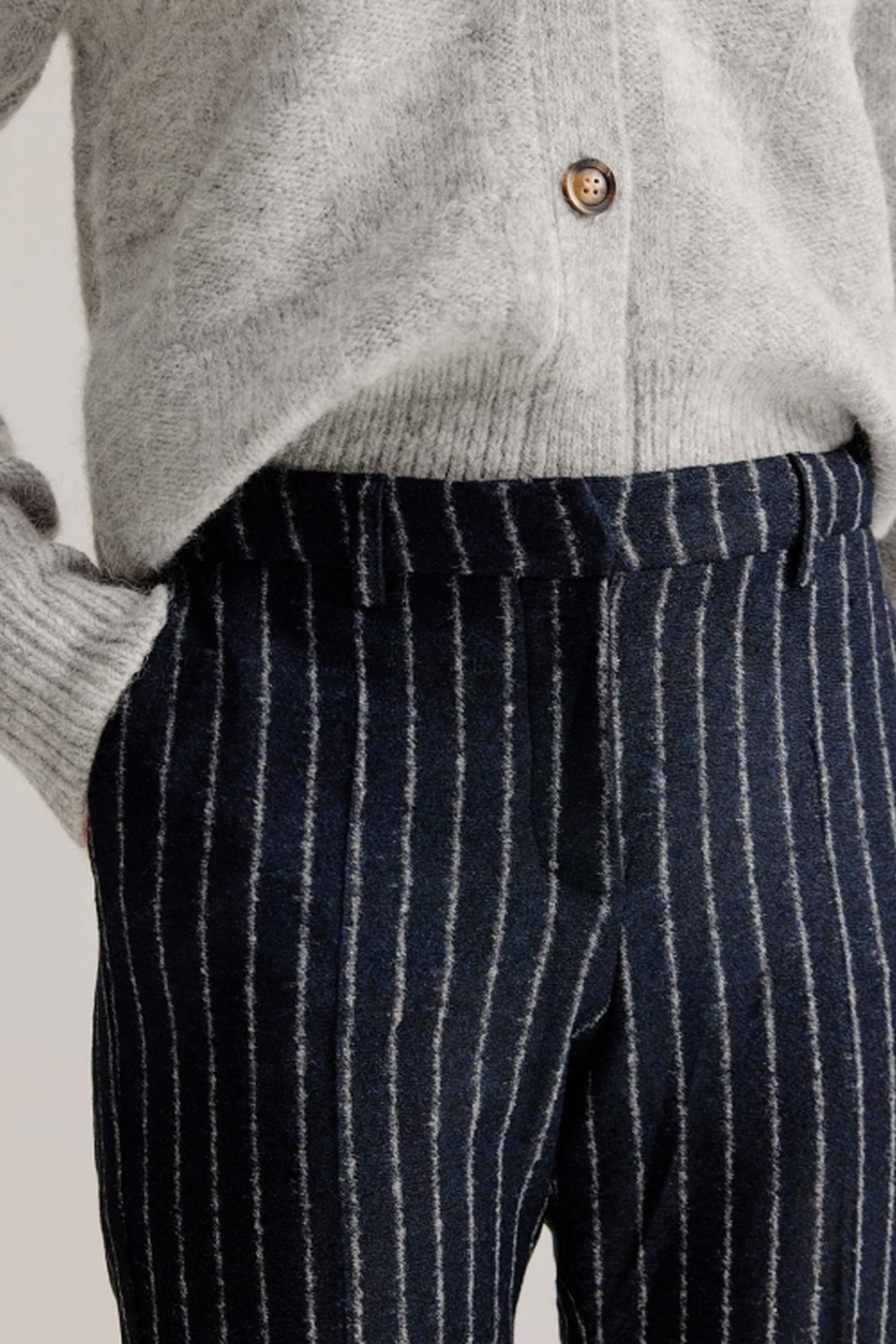 ABRAHAM PANTS NAVY STRIPE 5