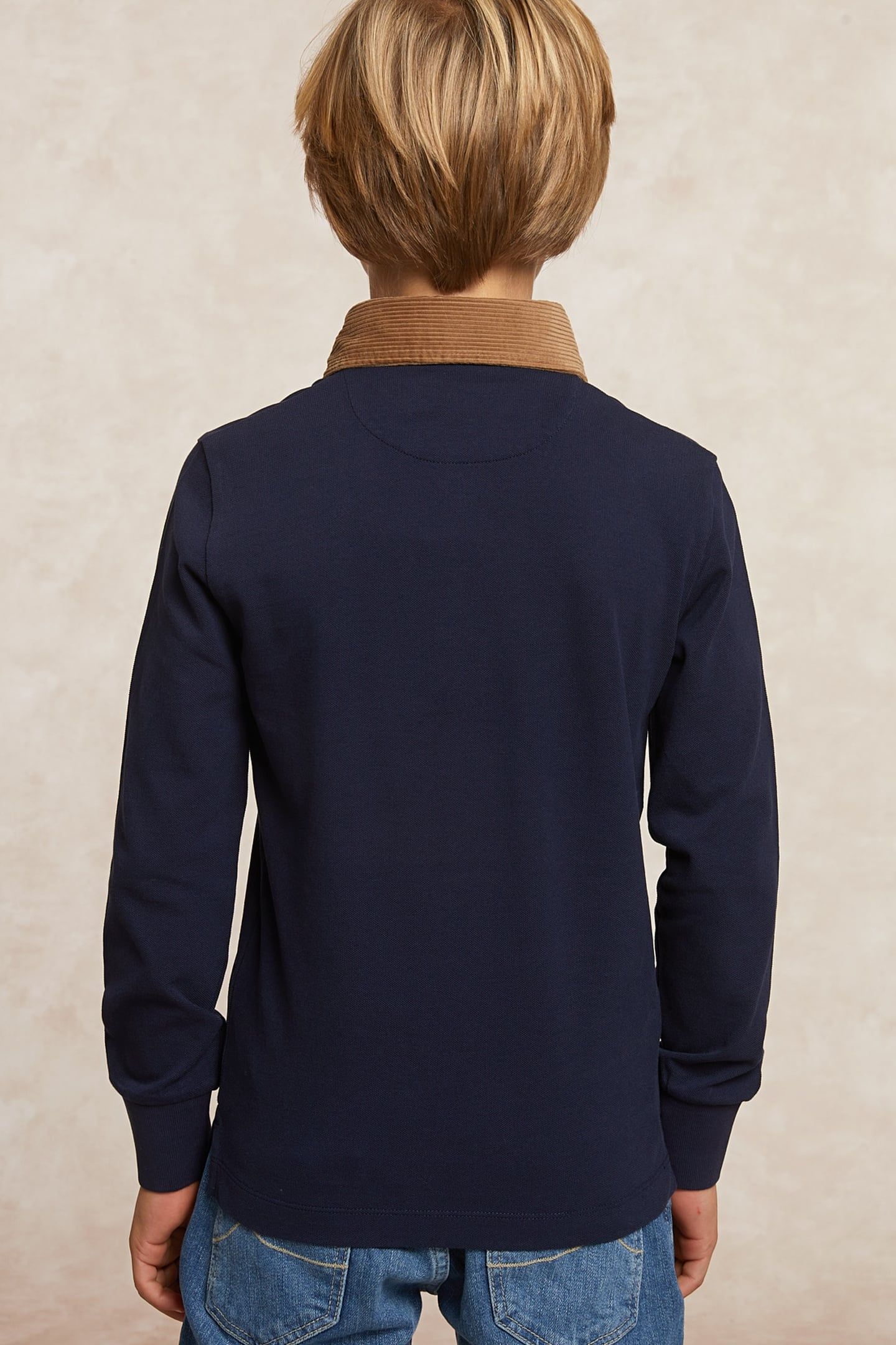 CUSTOM FIT FANCY PIQUE POLO ADMIRAL 2