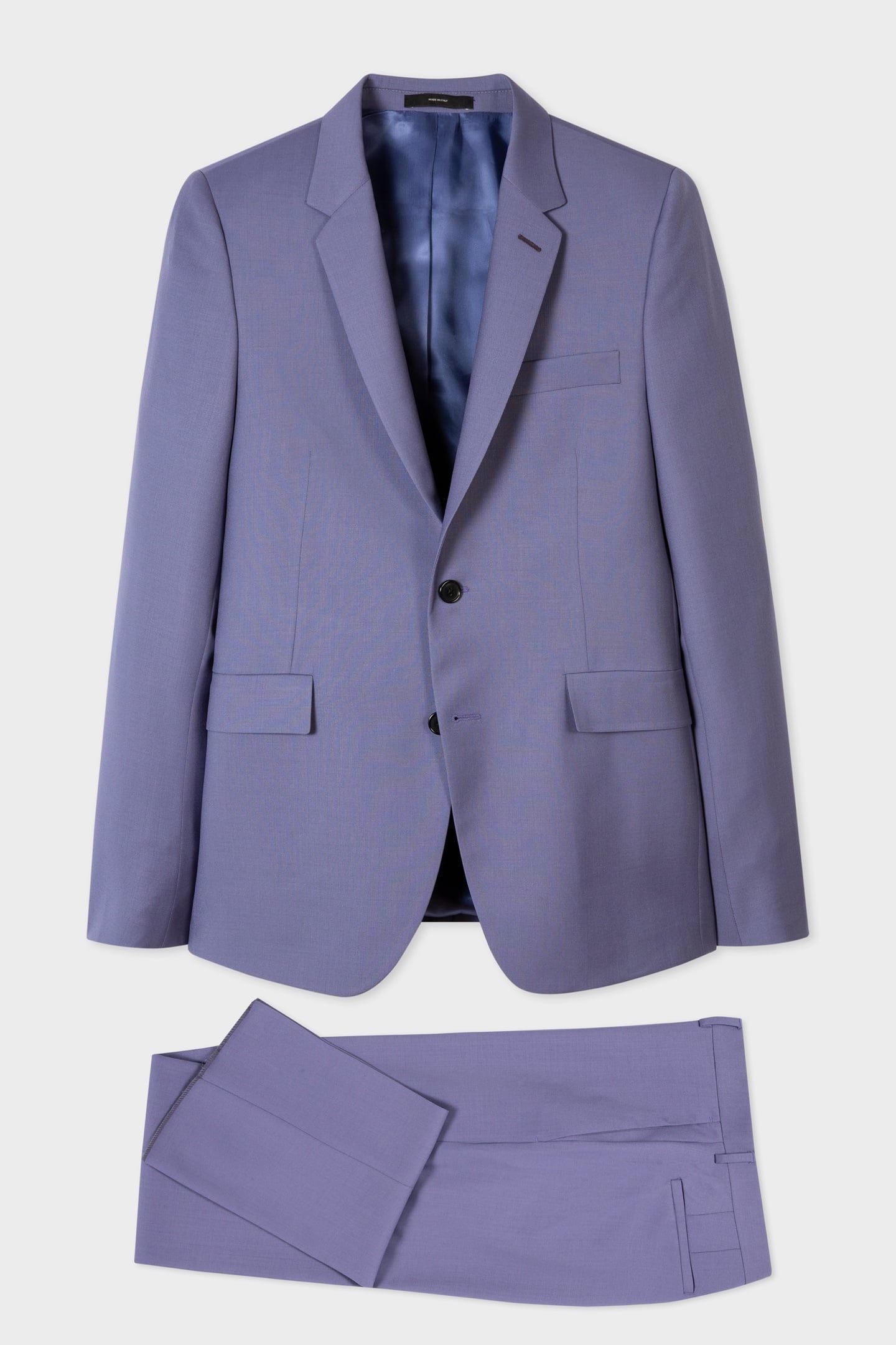 MENS SLIM FIT 2BTN SUIT VIOLET 1