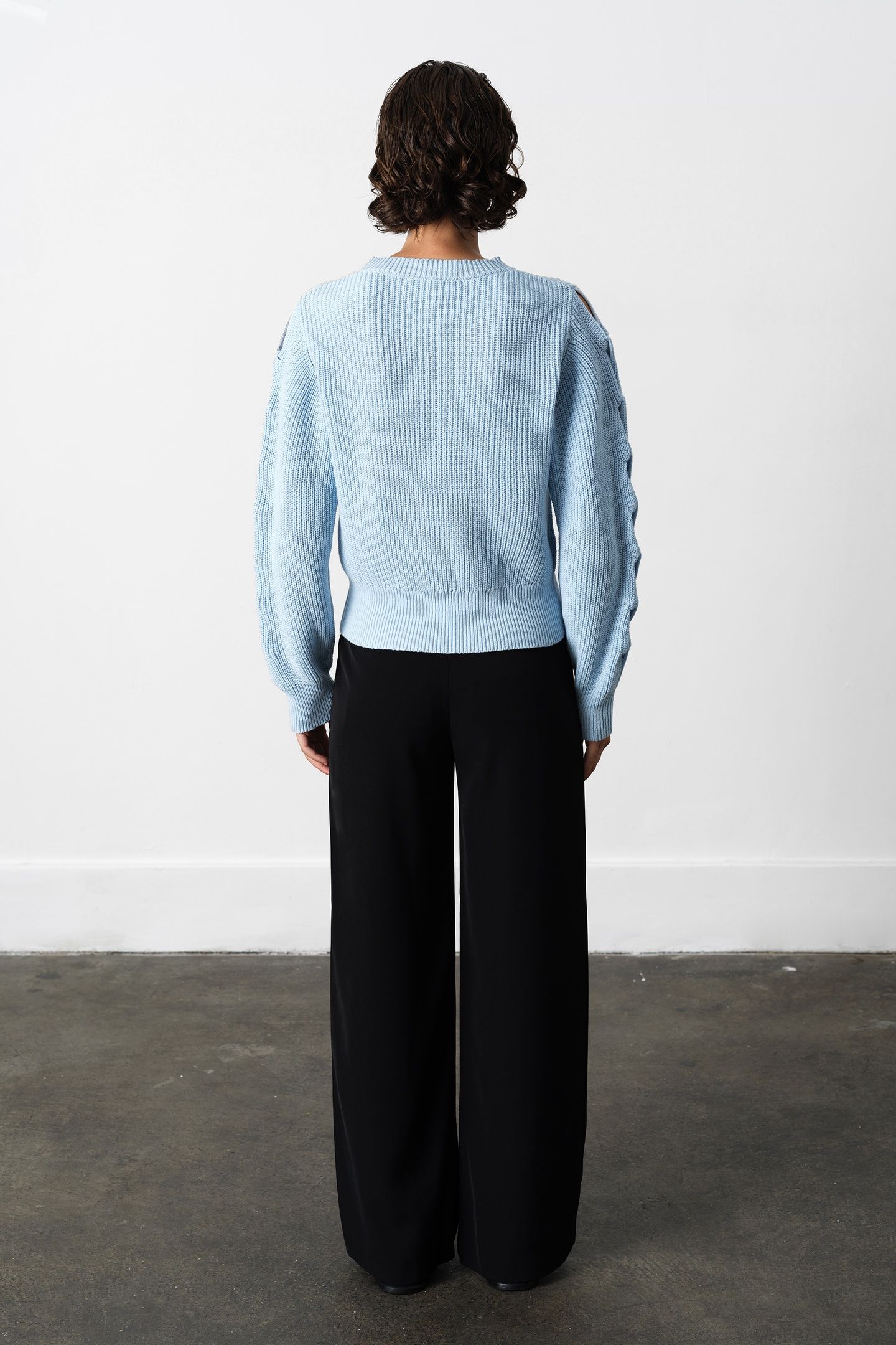 GLINDA BRAID SLV JUMPER ARCTIC BLUE 3