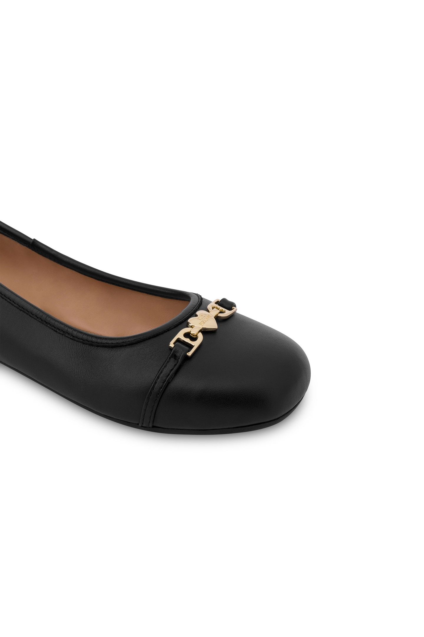 NAPPA LEATHER BALLET FLATS BLACK 3
