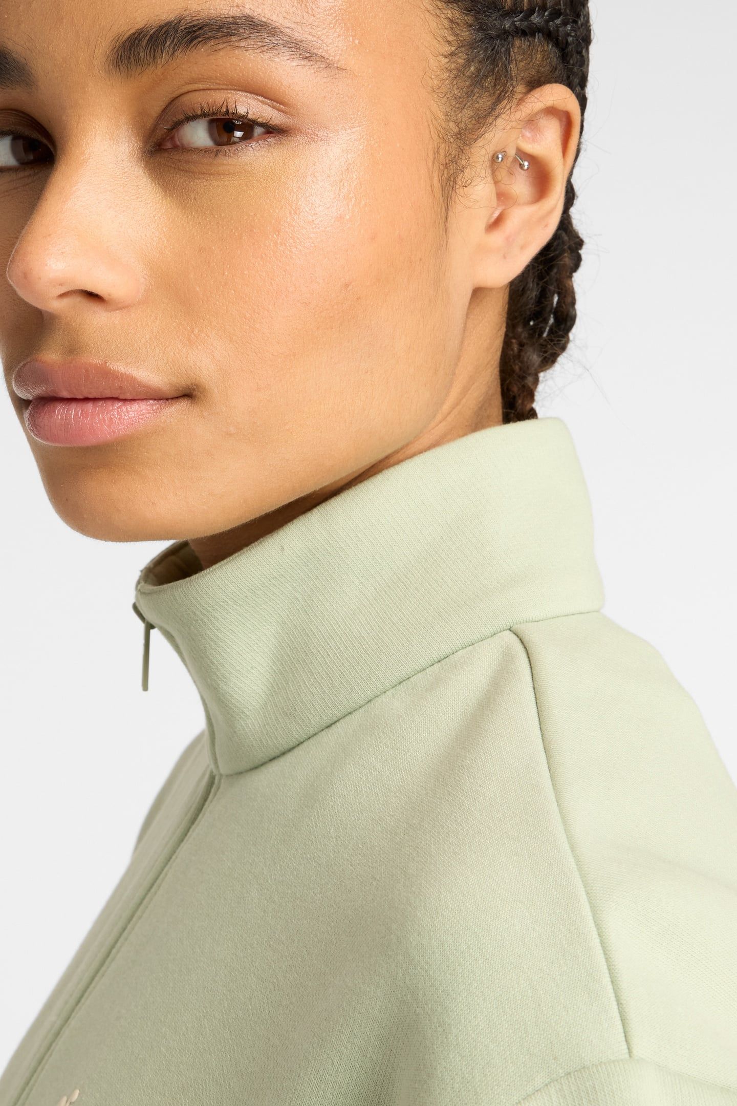 LINEAR HERITAGE FLEECE HALF ZIP GARTERSN 6