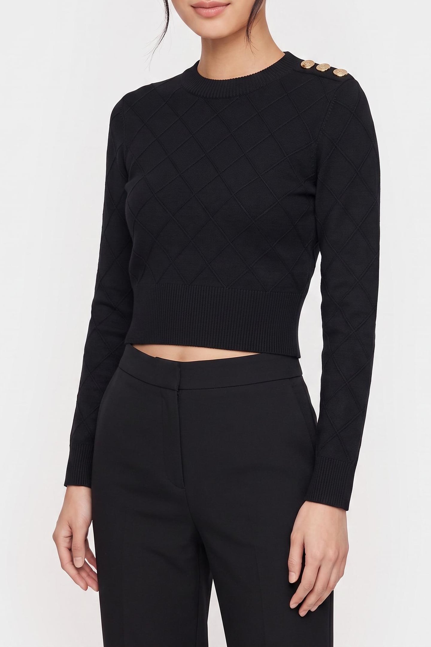 MILEY LS TOP SWTR JET BLACK A996 1