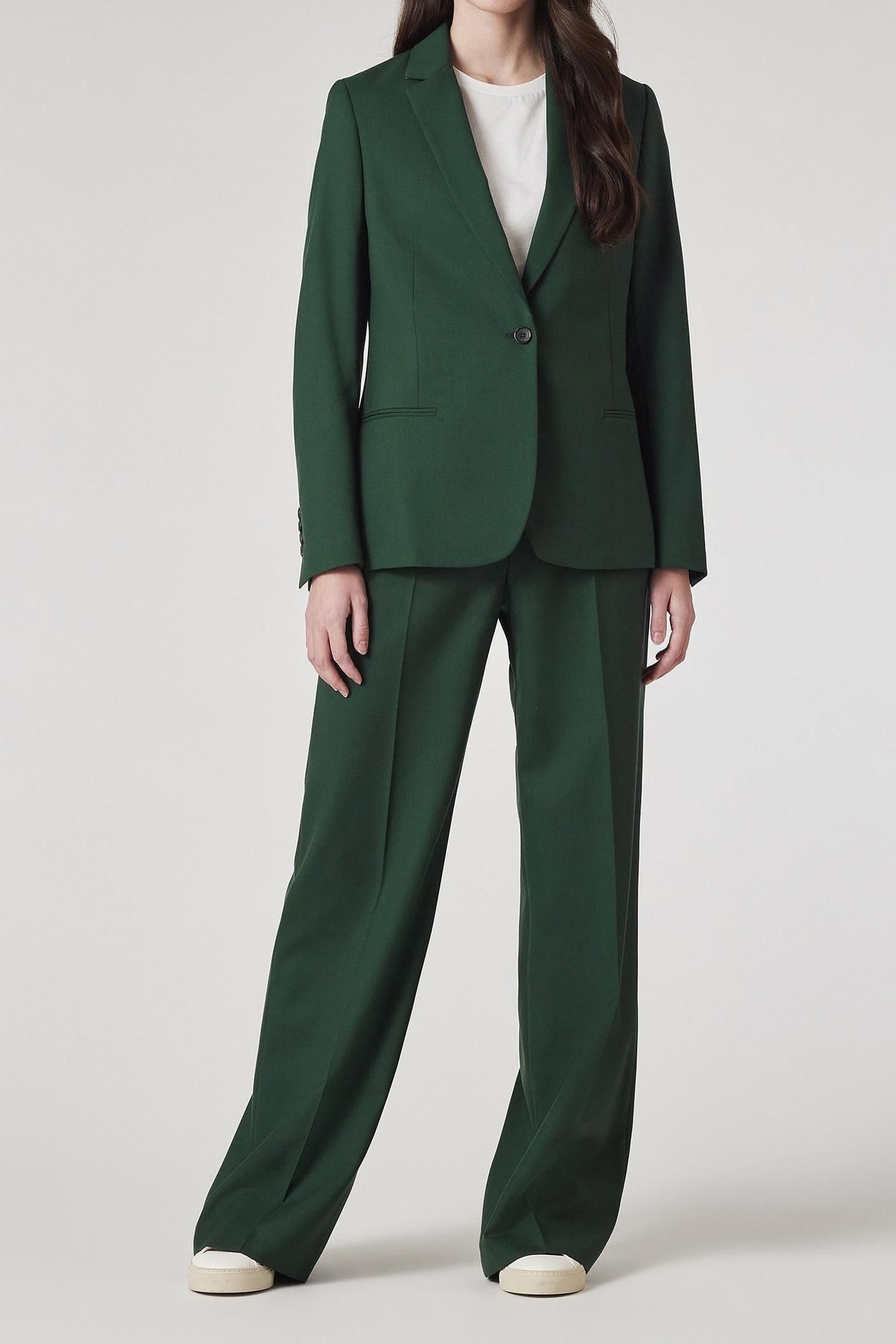 WOMENS TROUSERS BOTTLE GREEN 2