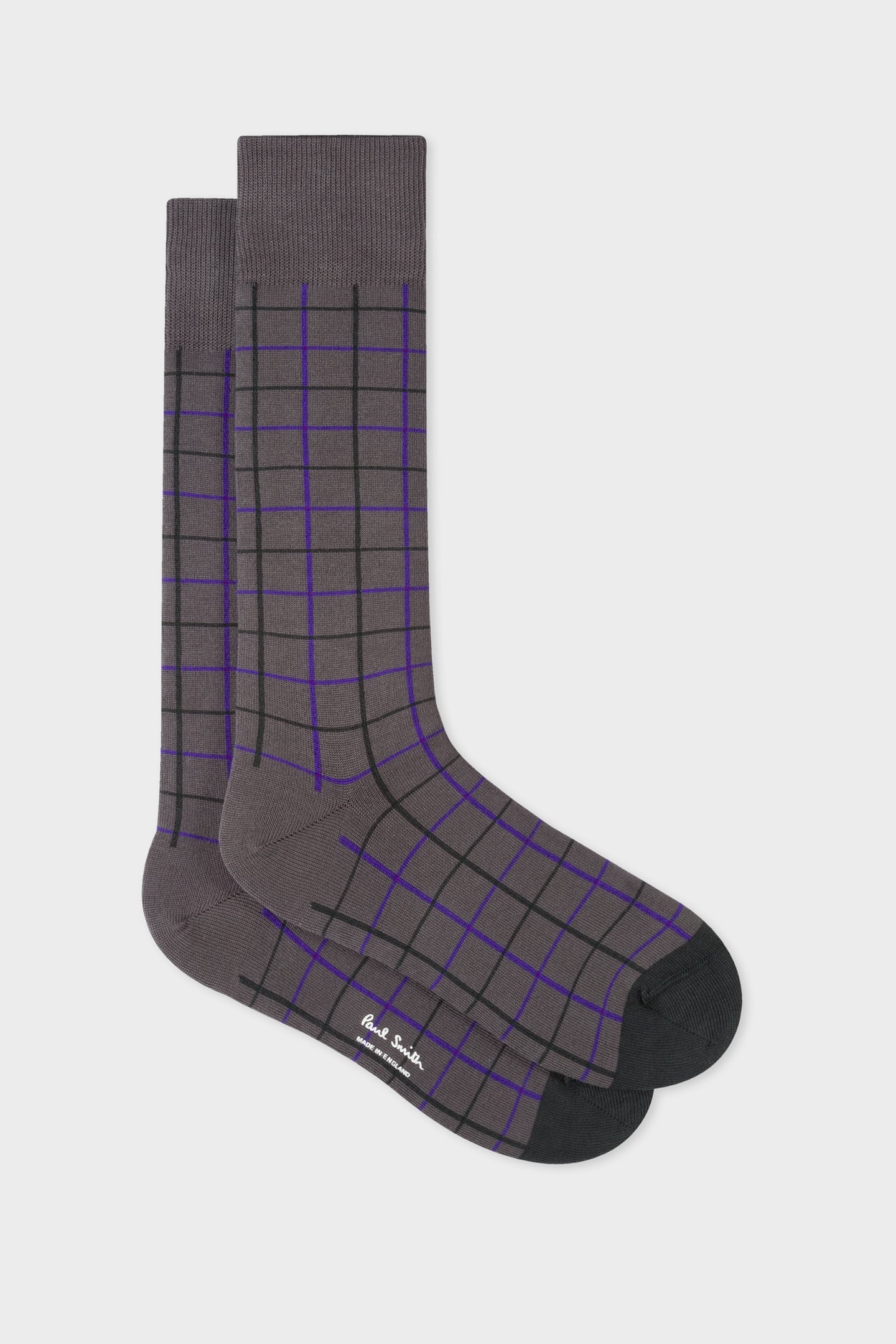 MEN SOCK HUNTING CHECK SLATE 2