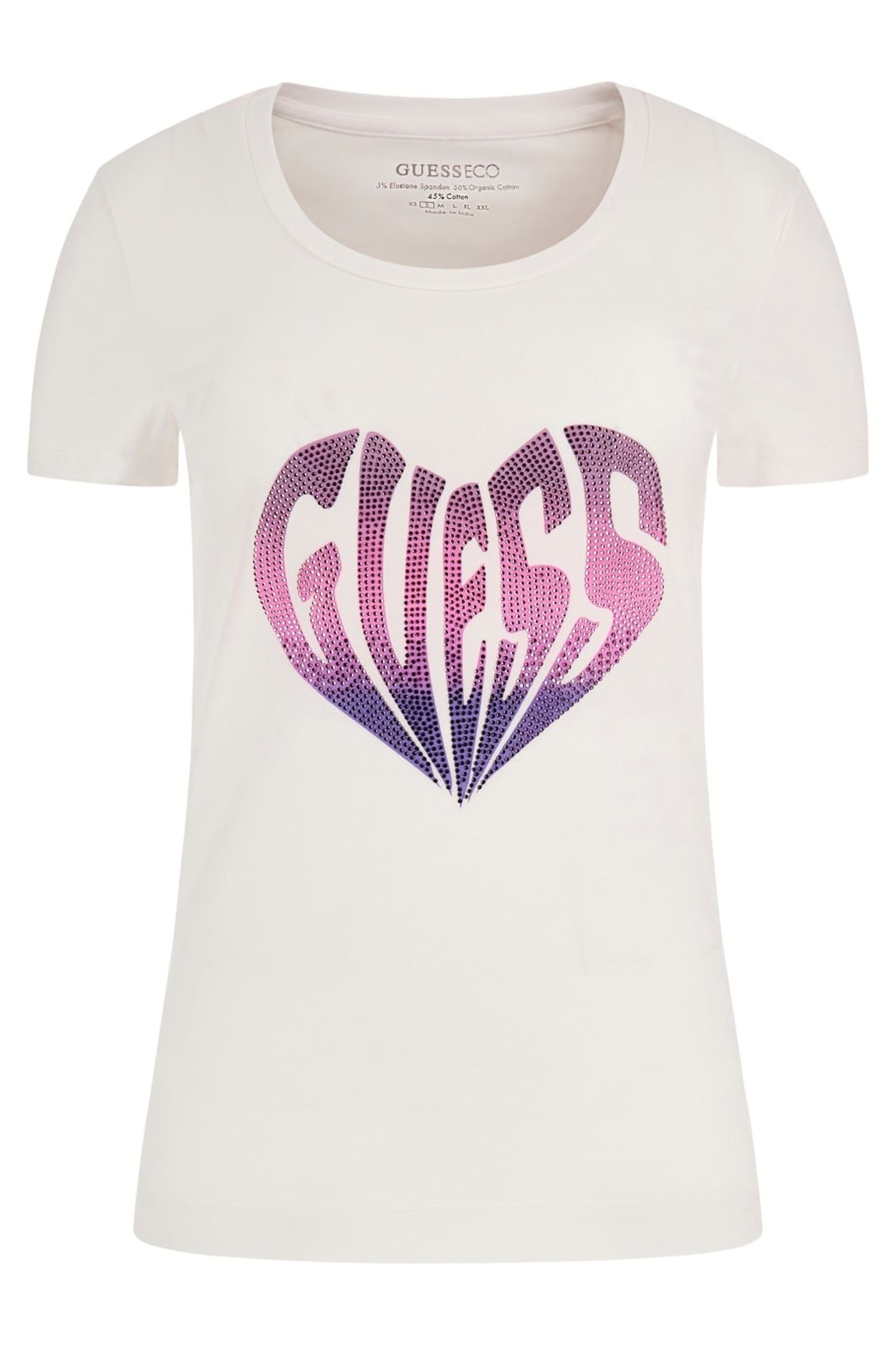 SS CN HEART TEE PURE WHITE 4