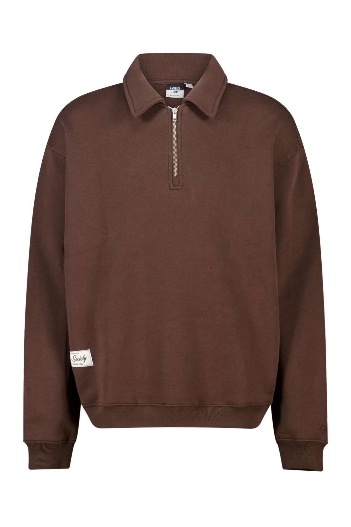SOOD HALF ZIP MUD 4