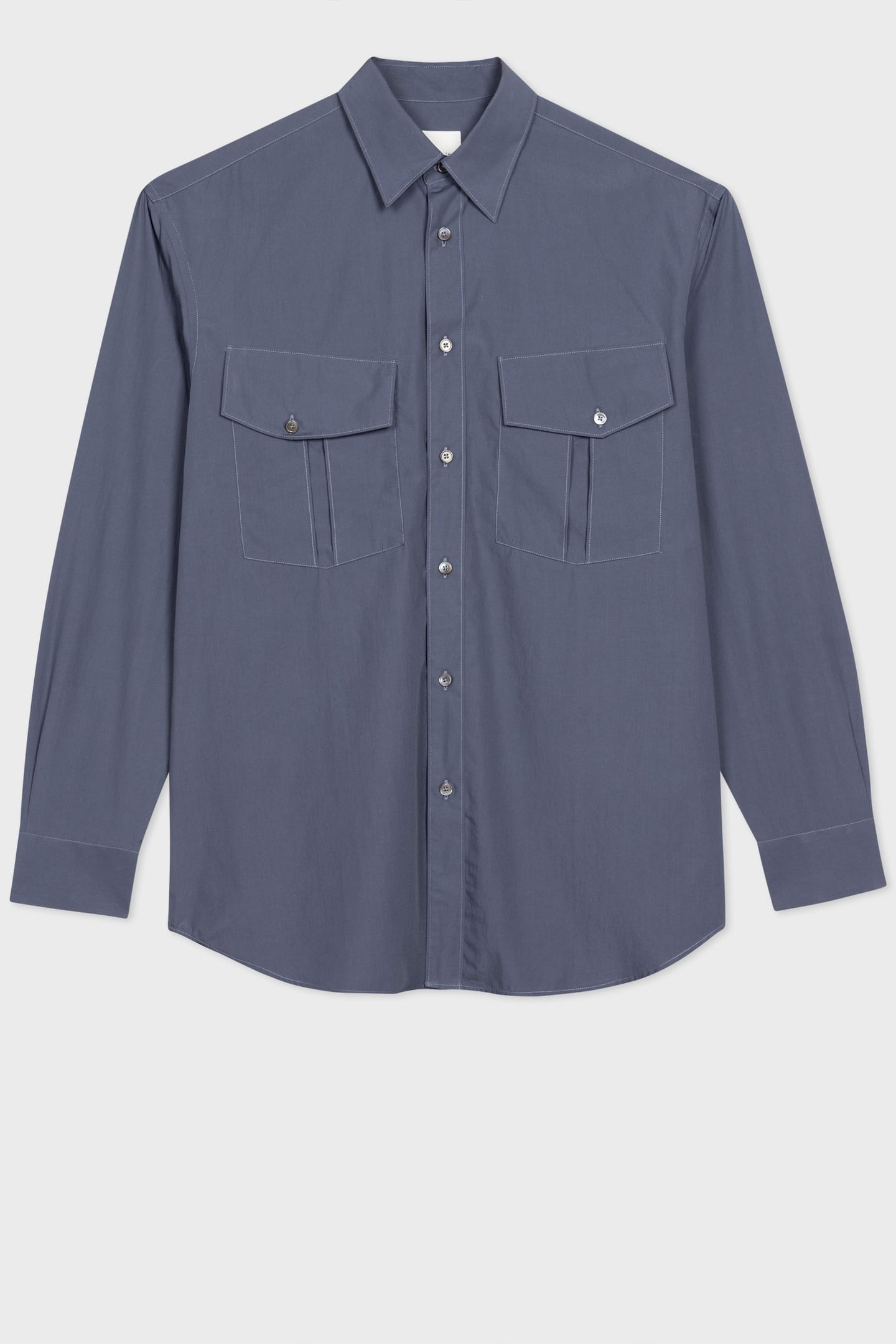 MENS S/C OVERSIZED SHIRT NAVY 1