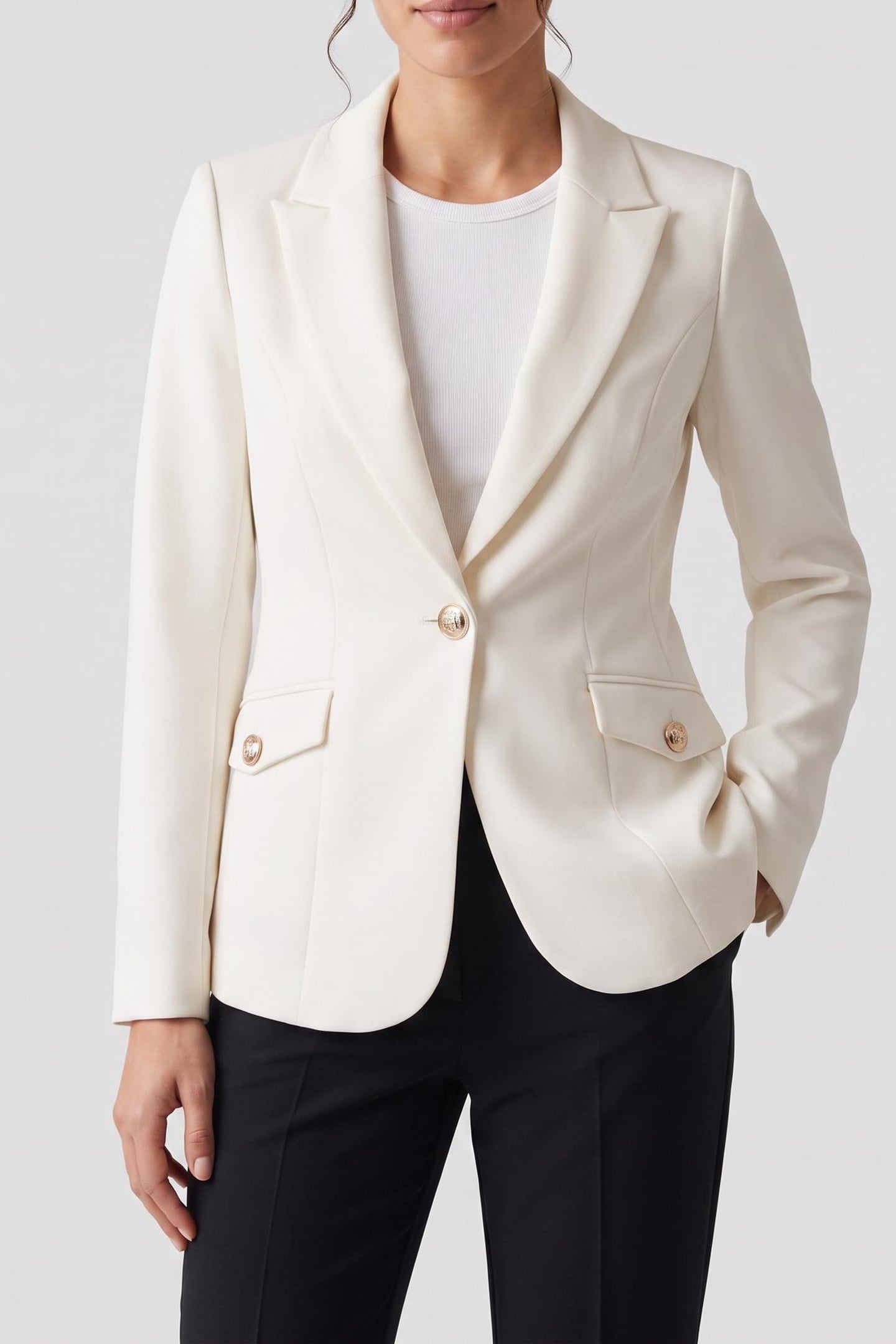 CELIA BLAZER MACADAMIA 1