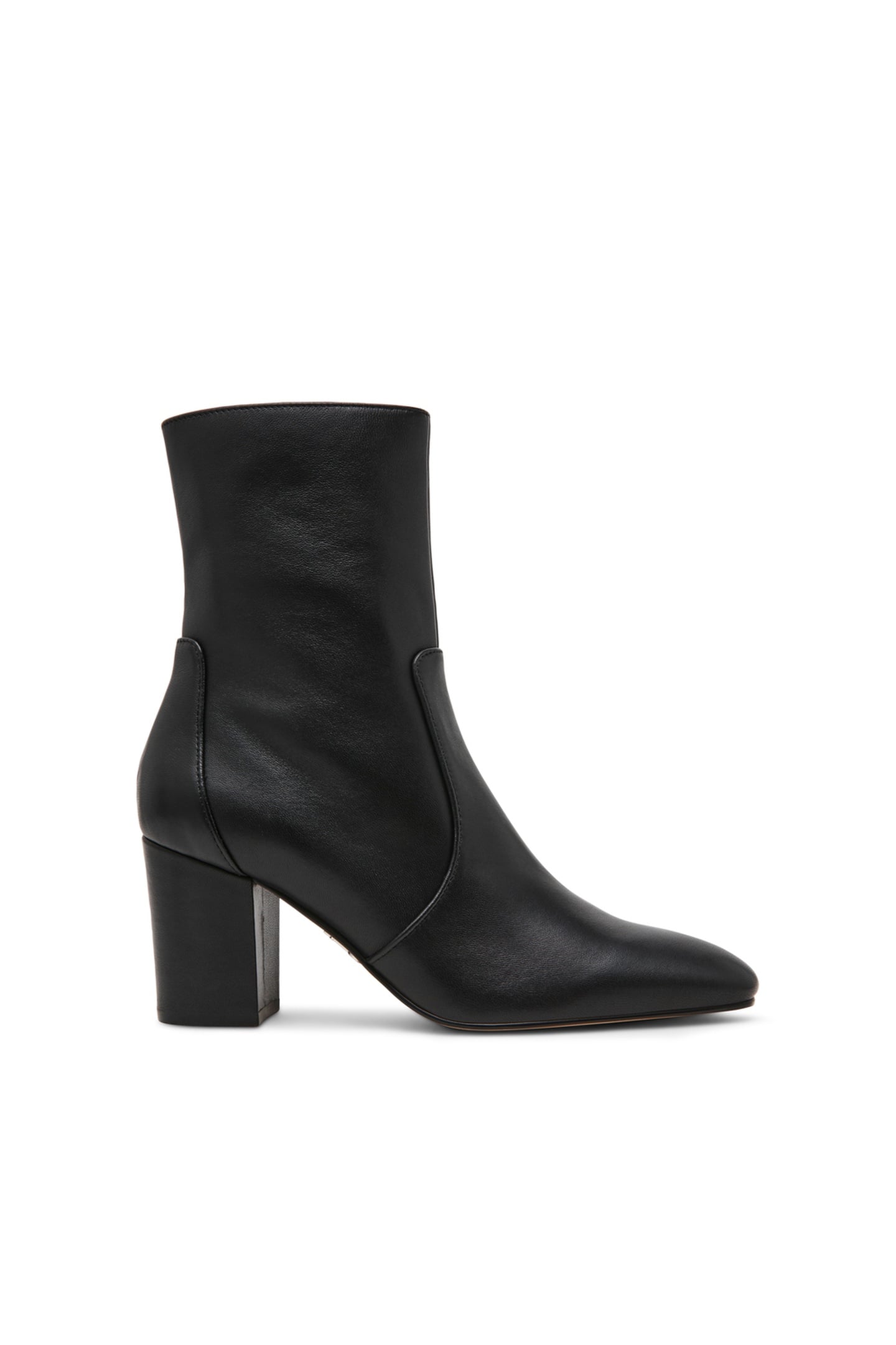 CROSSBAR BOOTIES BLACK LEATHER 1