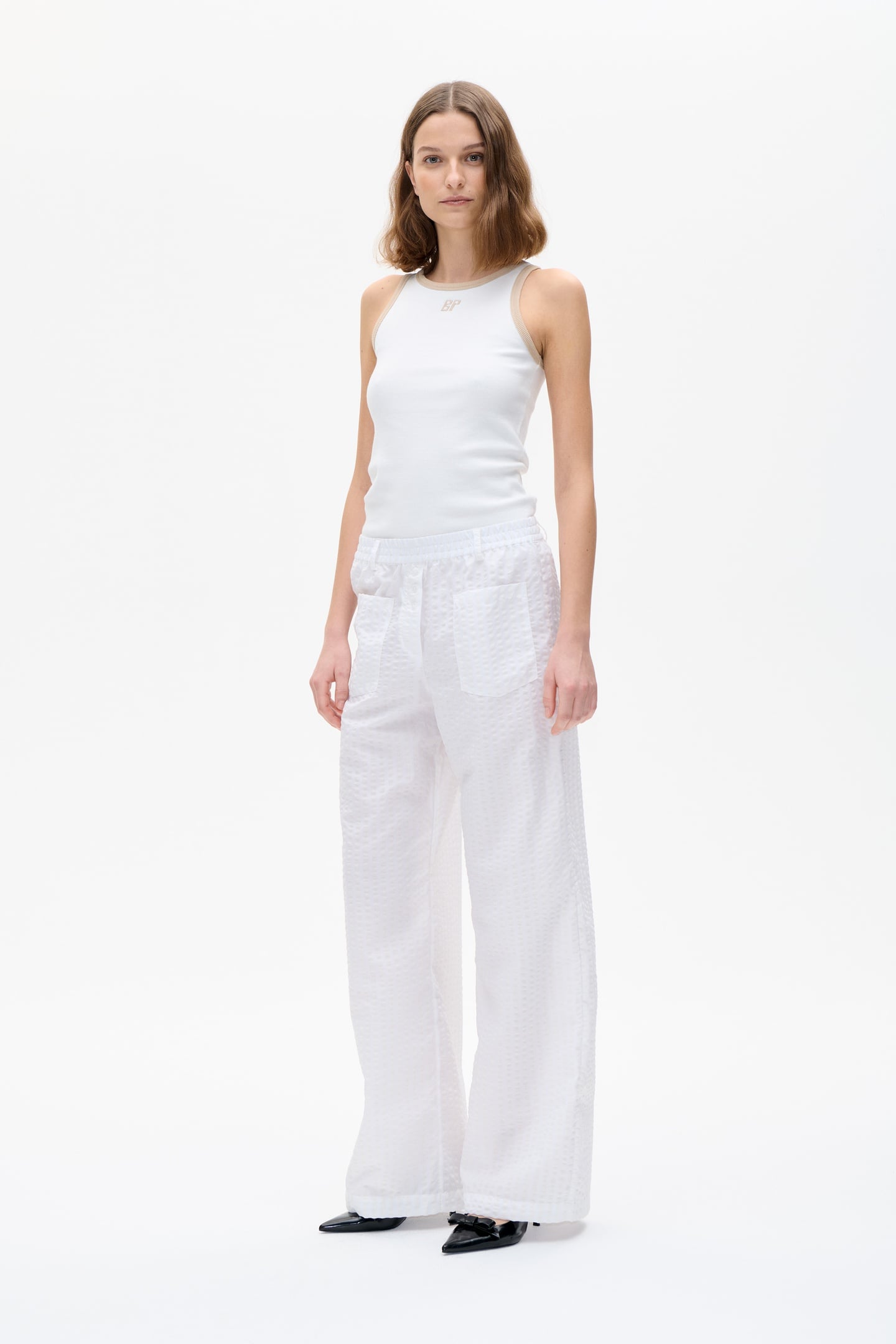 NIBAL TROUSERS EGRET 1