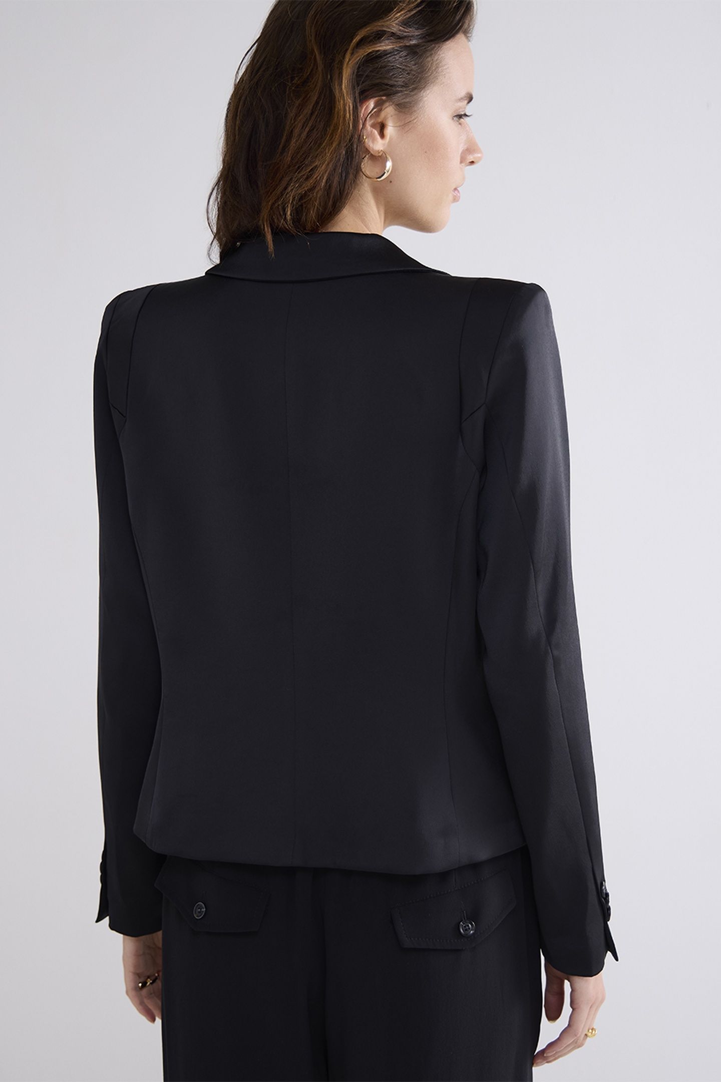BLAZER CREPE VISCOSE BLEND BLACK 2