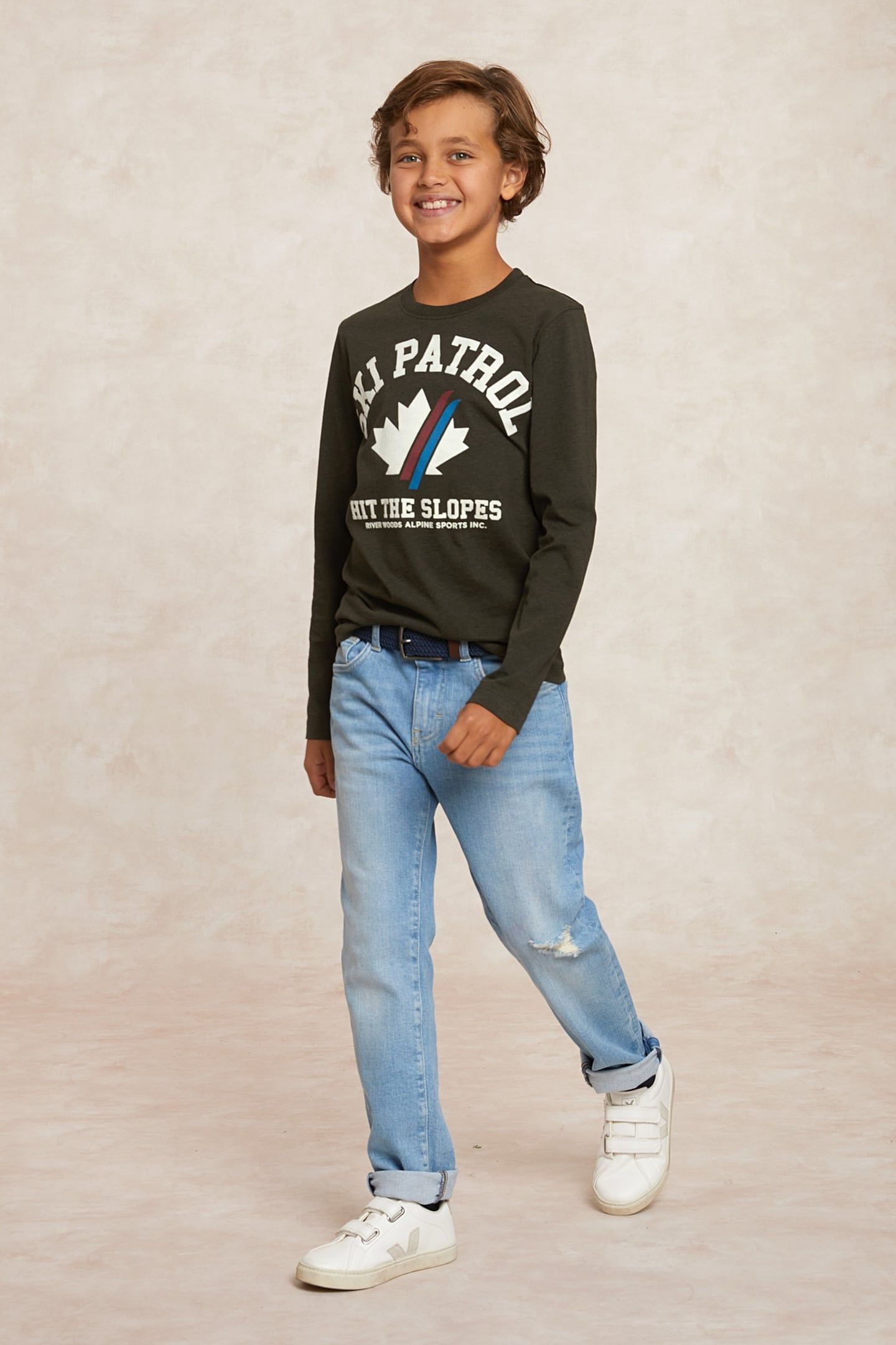 BASIC FANTASY T-SHIRT LONG SLEEVES OLIVE MIX 1