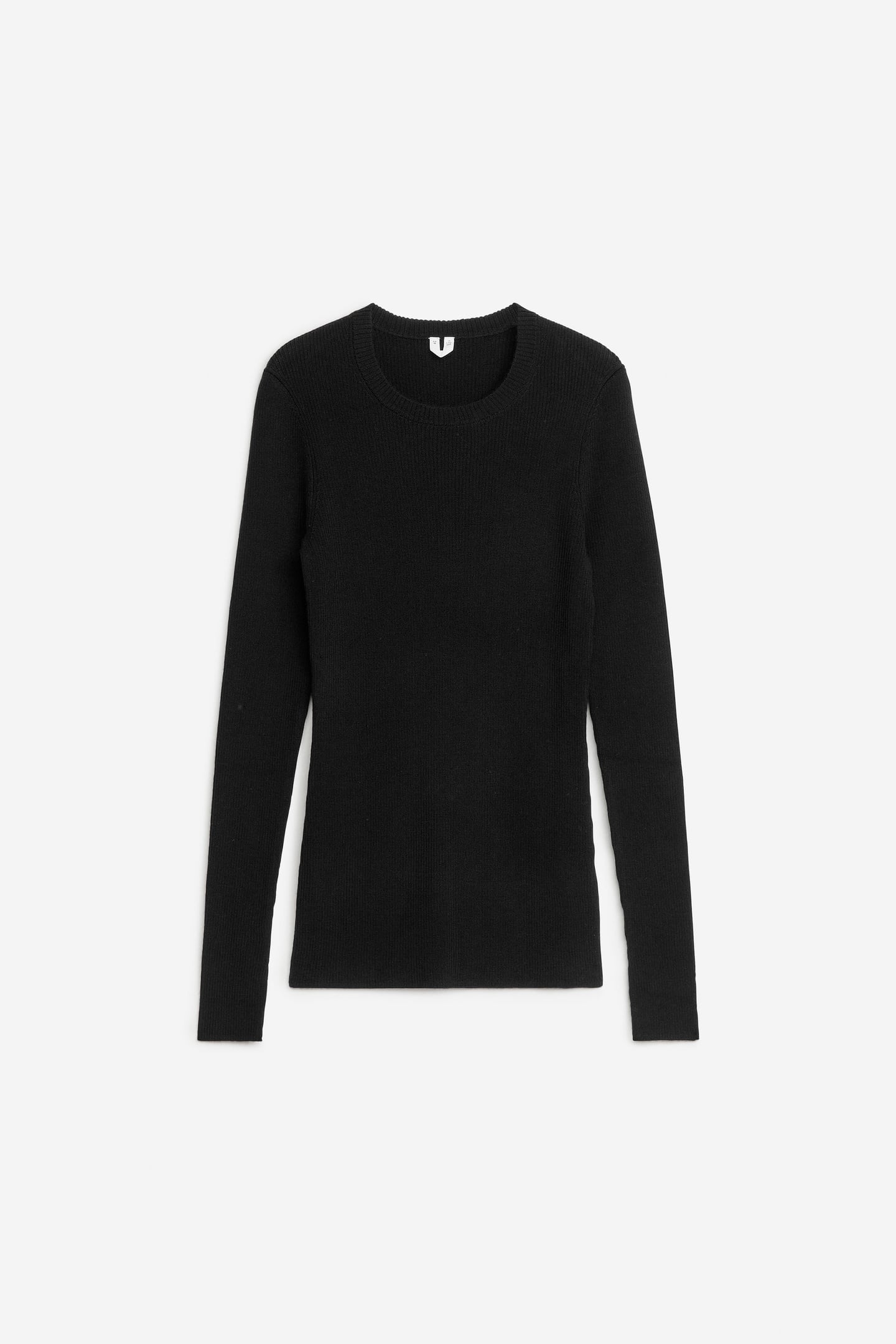 TINT RIB SWEATER BLACK 3