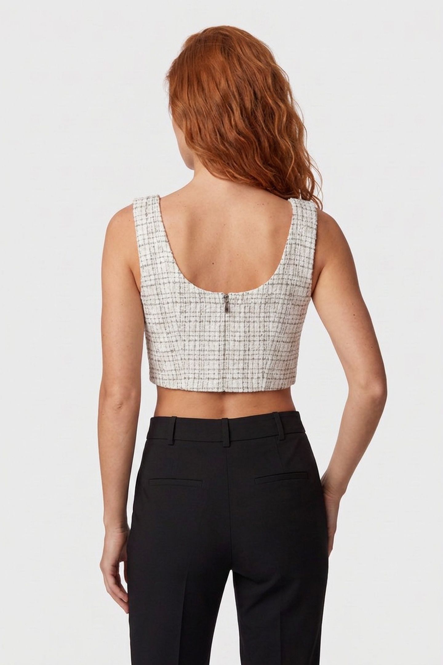 SL ANNAMARIA TWEED C WHITE AND BLACK TWEE 2