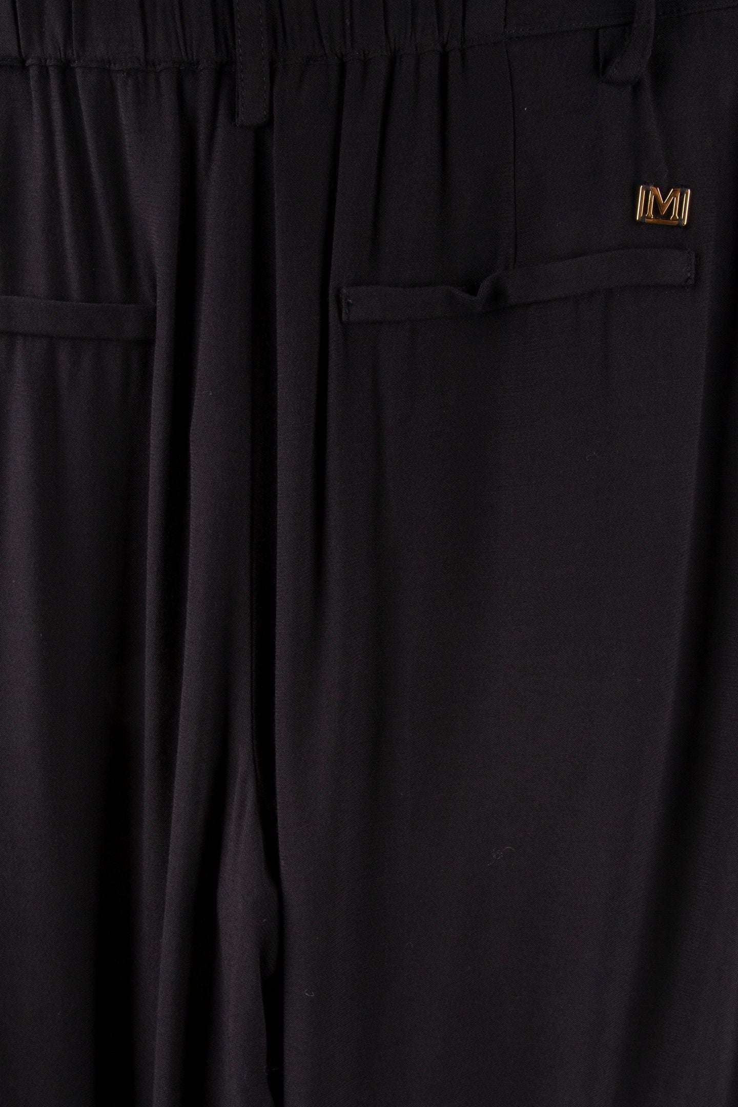 AMY WIDE LEG SOLID P JET BLACK A996 5