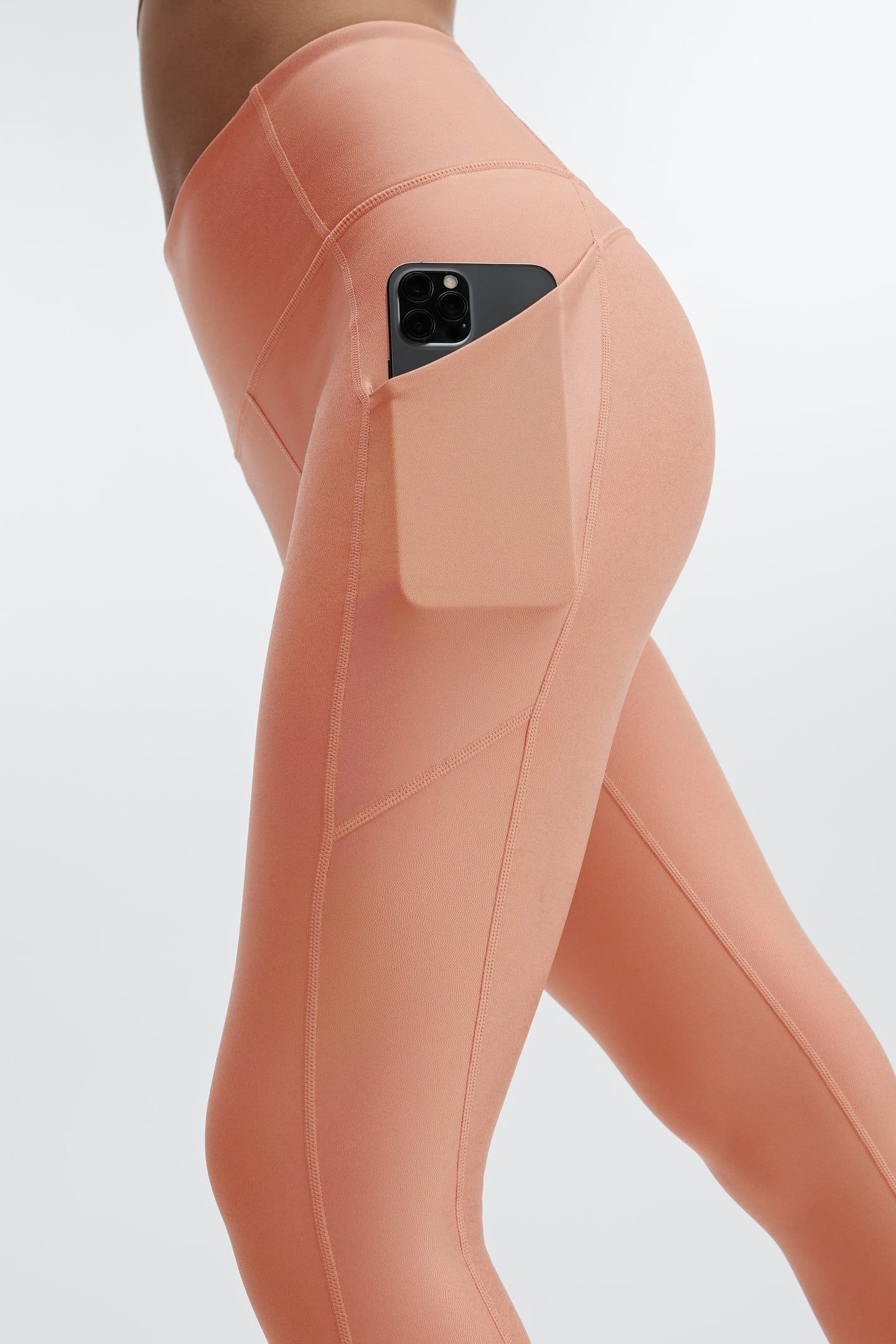 HIGH-WAISTED POCKET IRIDESCENT LUXE 7/8 IRIDESCENT COPPER 4