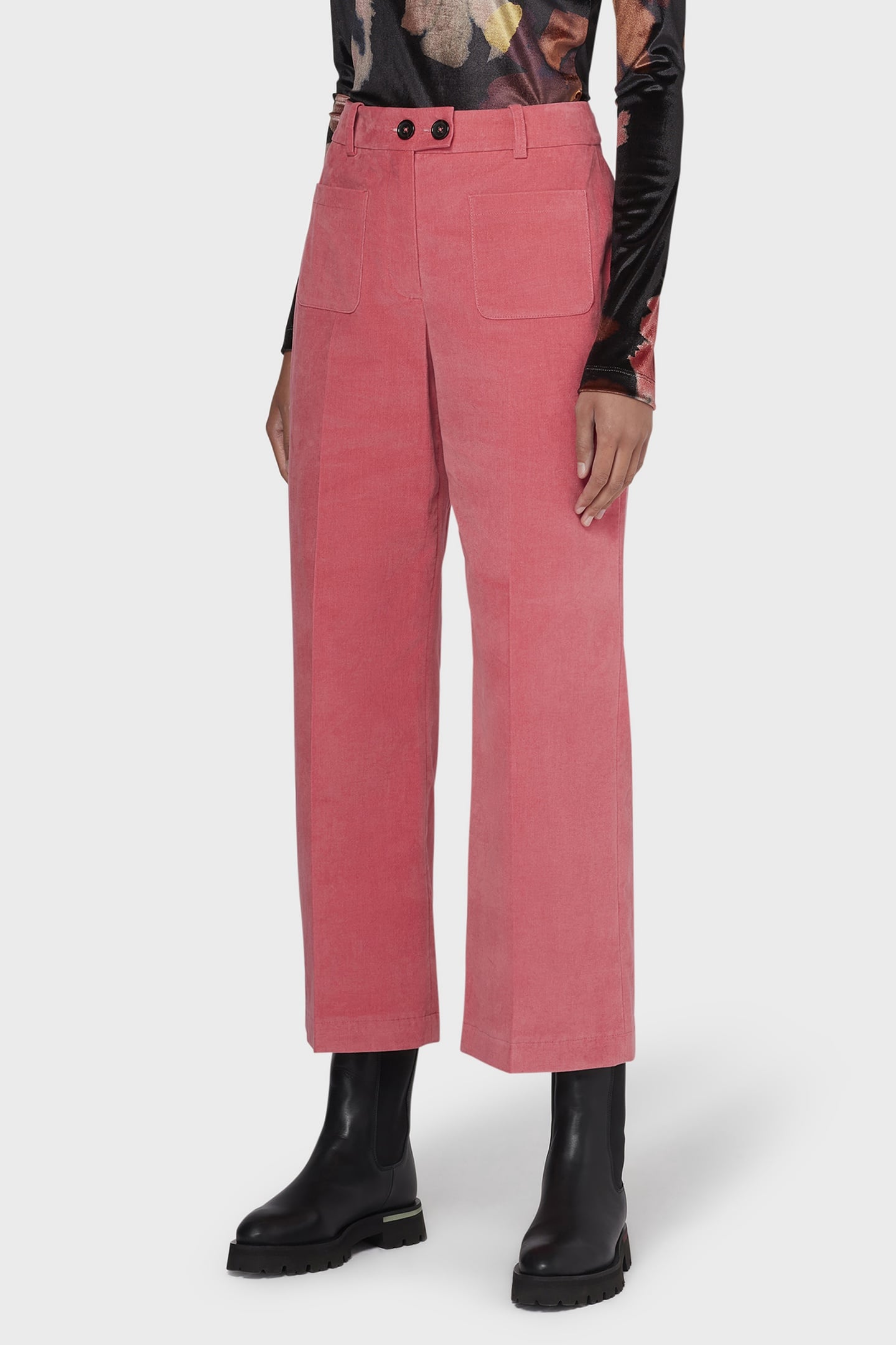 WOMENS TROUSERS BUBBLEGUM/RASP 1