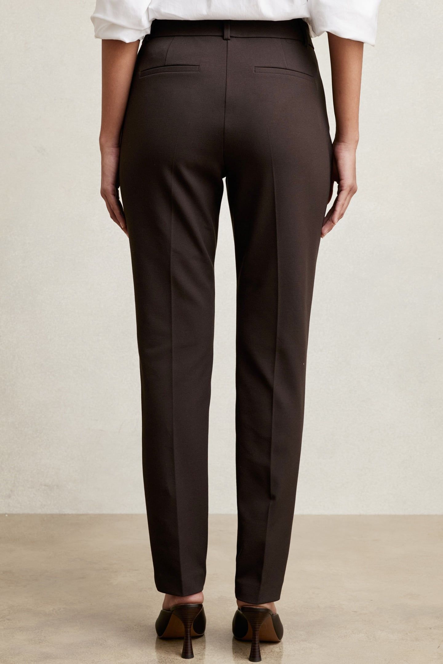 TAPER TROUSER CHOCOLATE BROWN 4