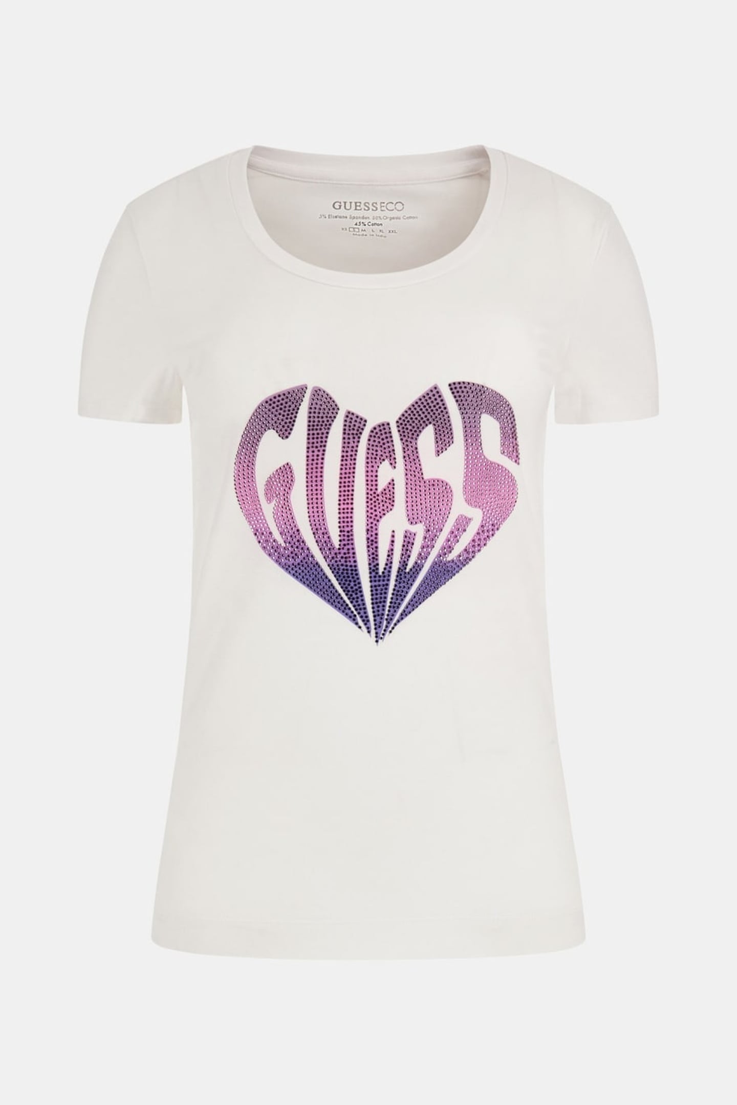 SS CN HEART TEE PURE WHITE 5