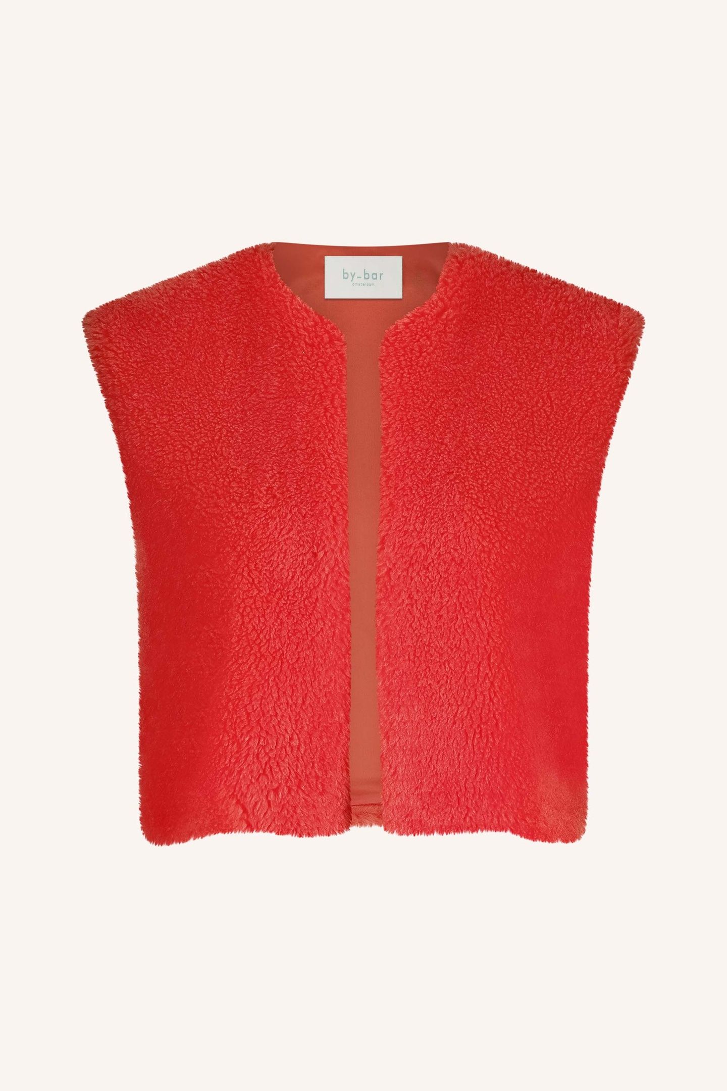 WOLLY RED GILET POPPY RED 5