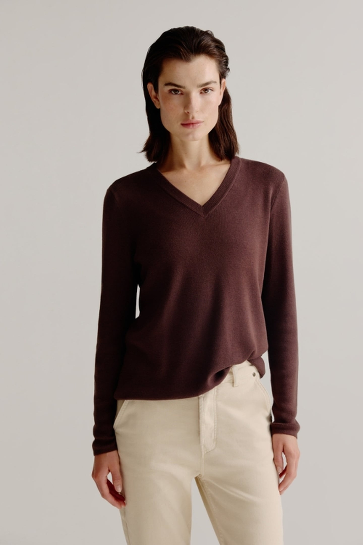 ASTRID SWEATER BROWN 2