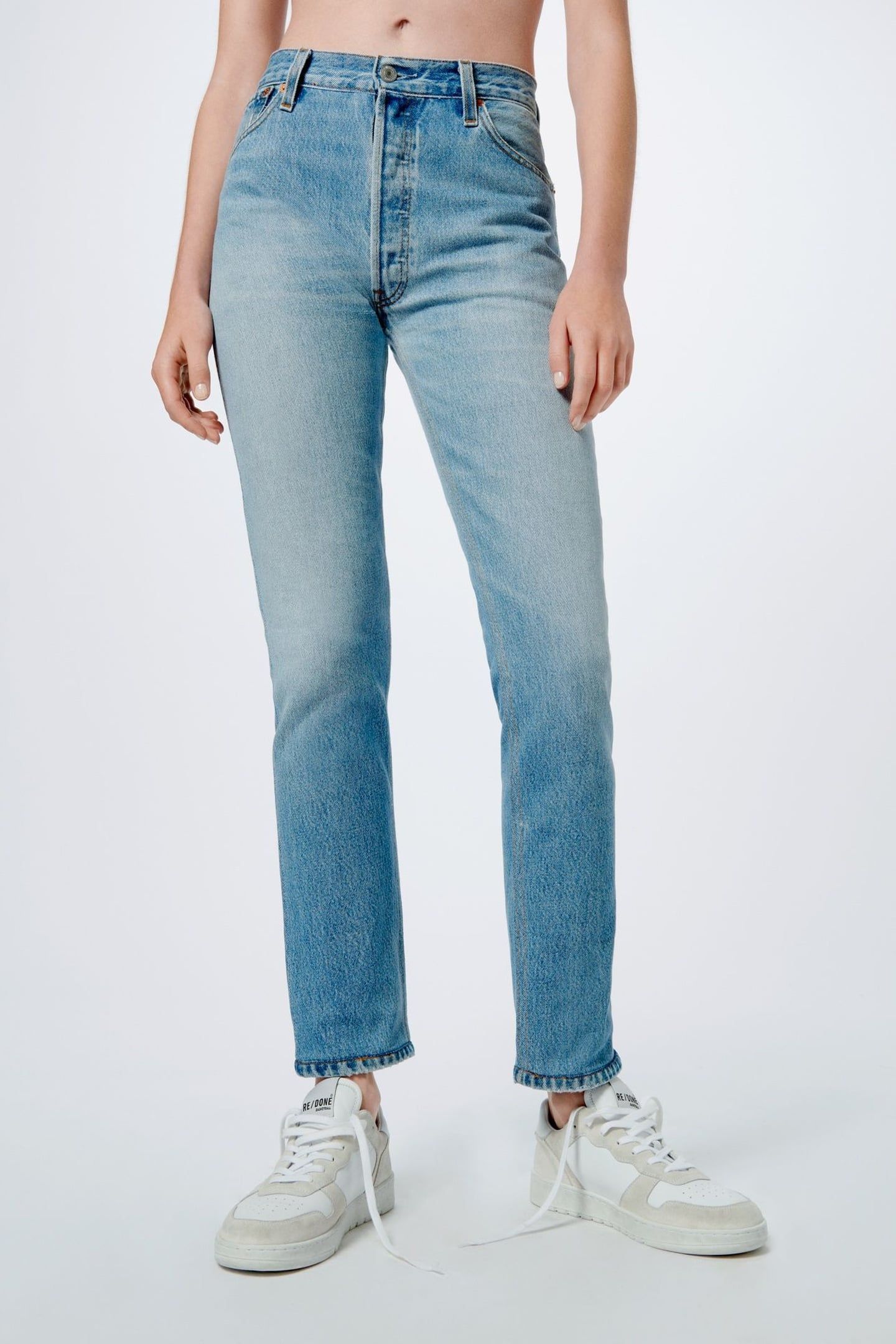 HIGH RISE ANKLE CROP INDIGO 1