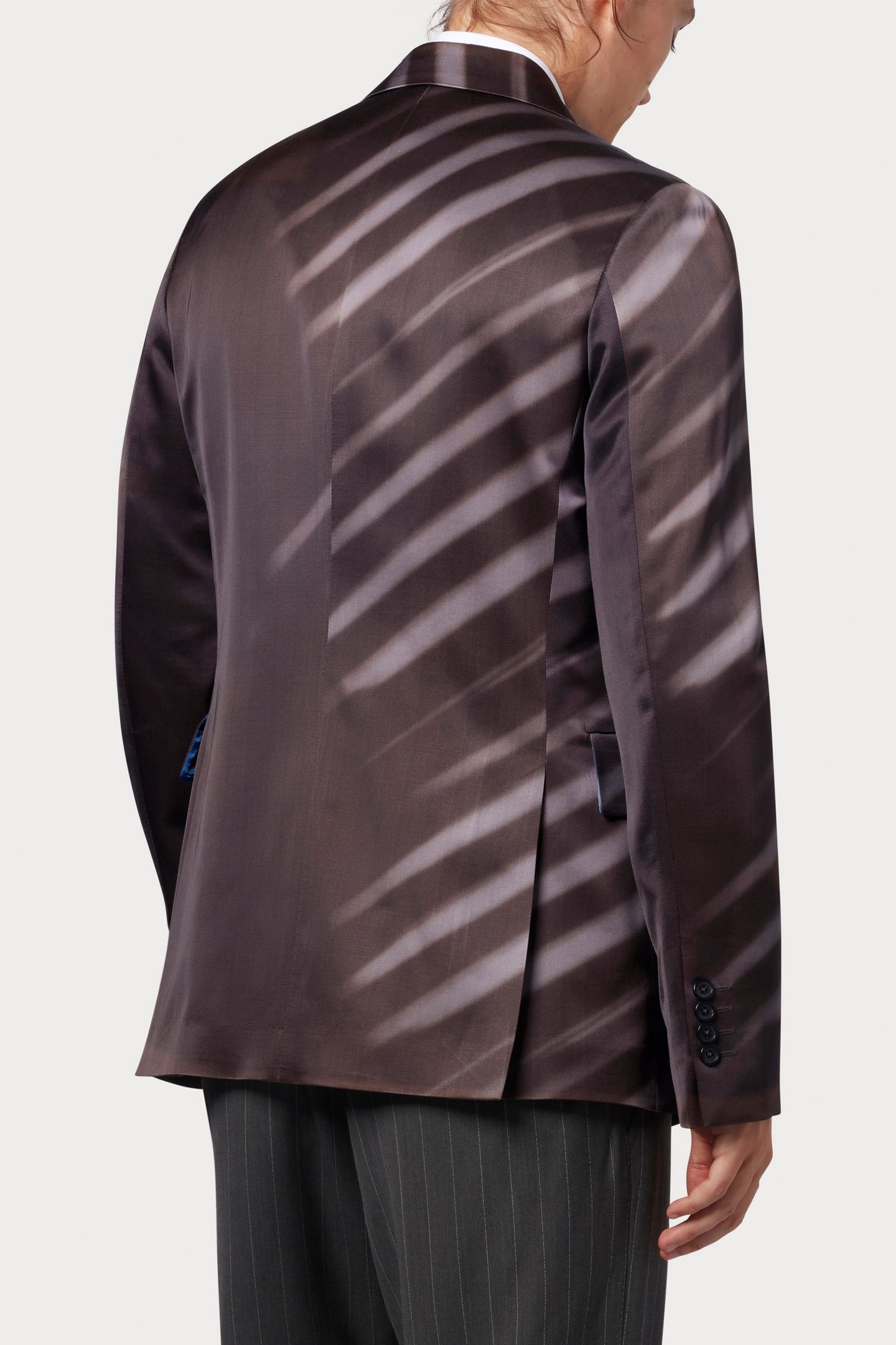 MENS 2 BTN JACKET SMOKE 4