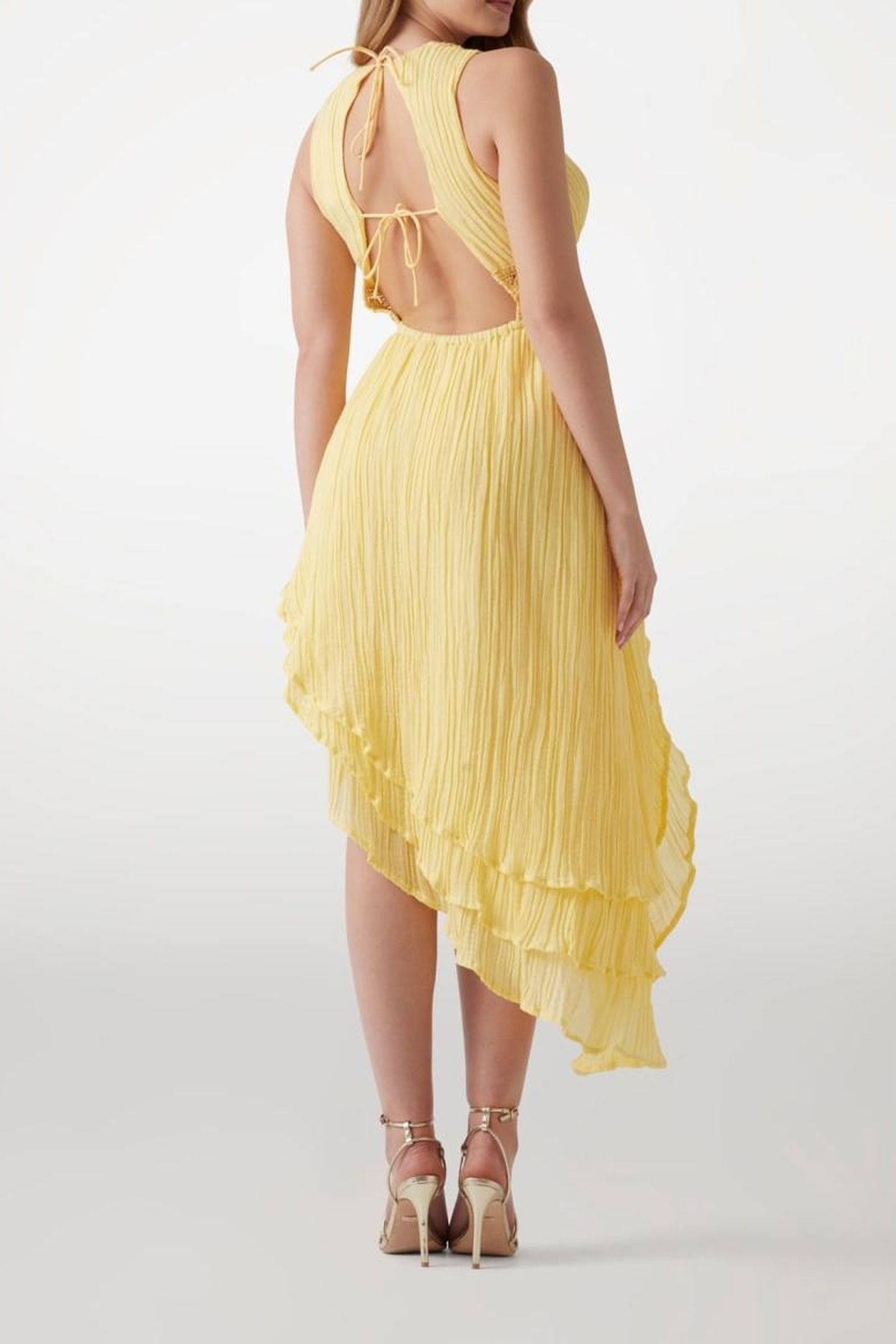 SL DANNY DRESS RAISE SUN YELLOW 4