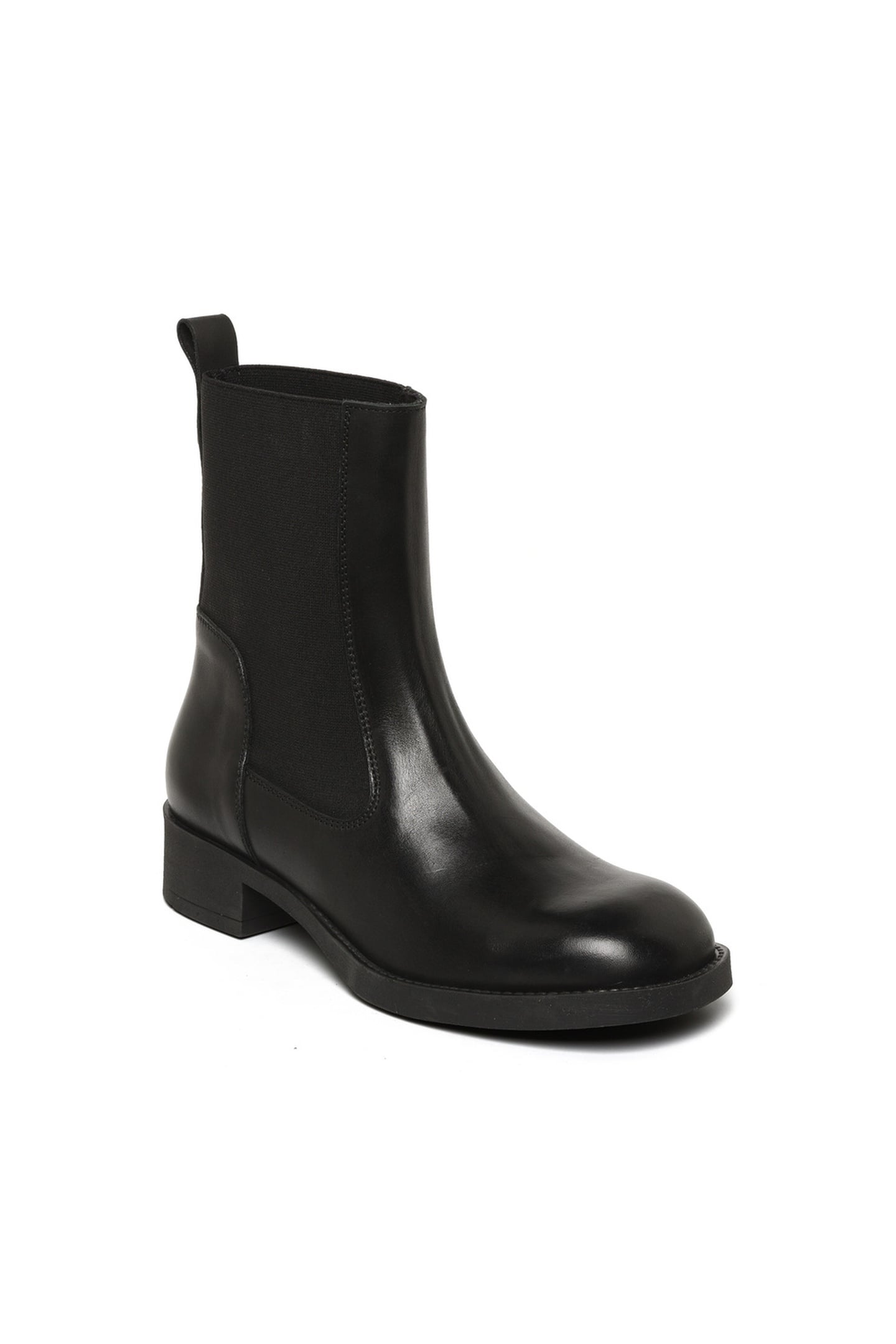 ZAHRINE BOOTIES BLACK LEATHER 3