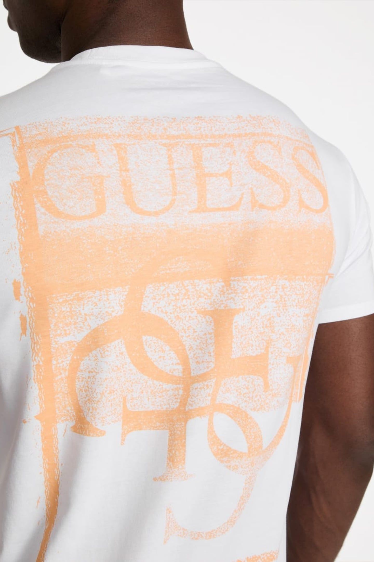 SS BSC PAINTERS TEE PURE WHITE/ENERGY PE 9