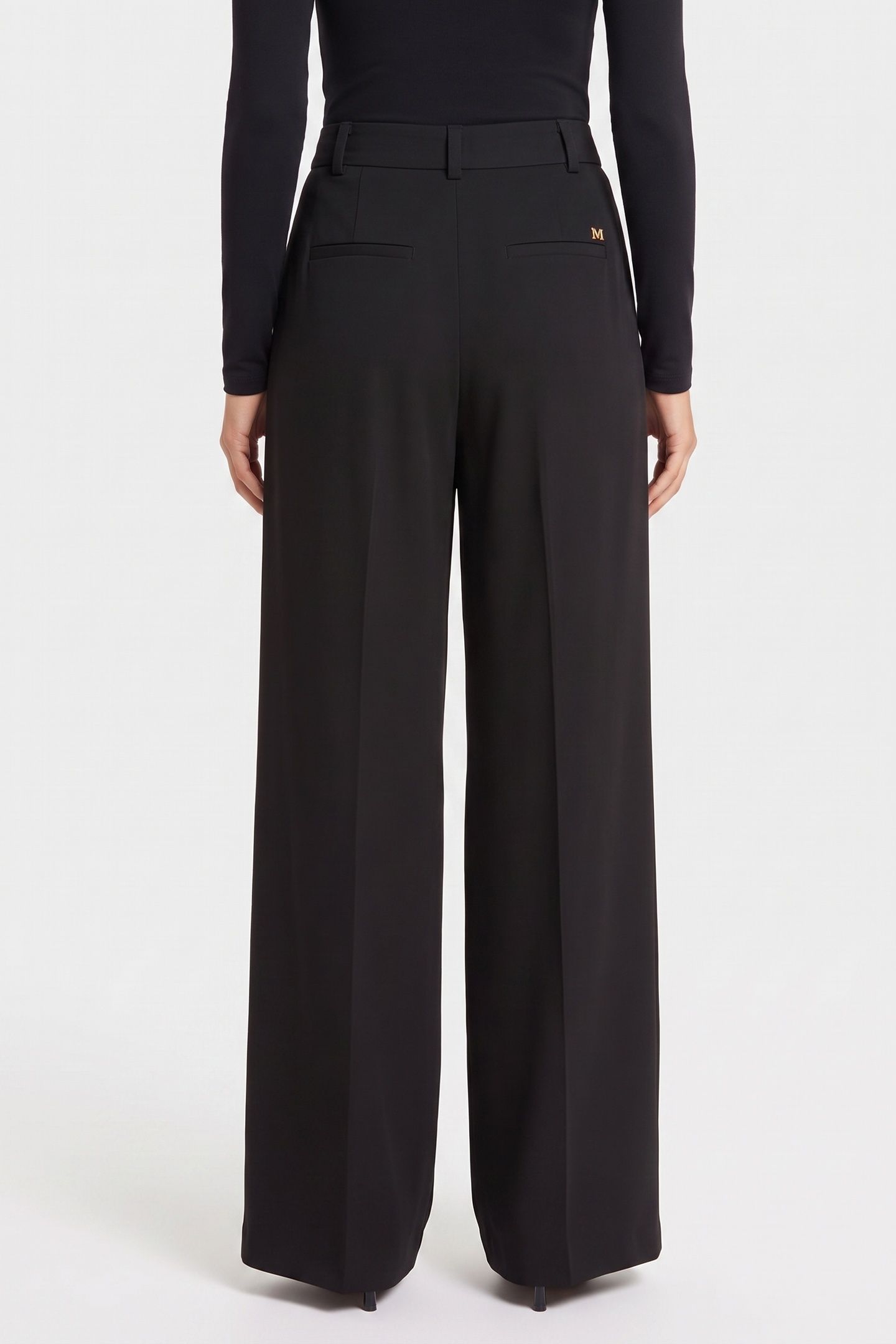 NINA TAILORED WIDE L JET BLACK A996 2