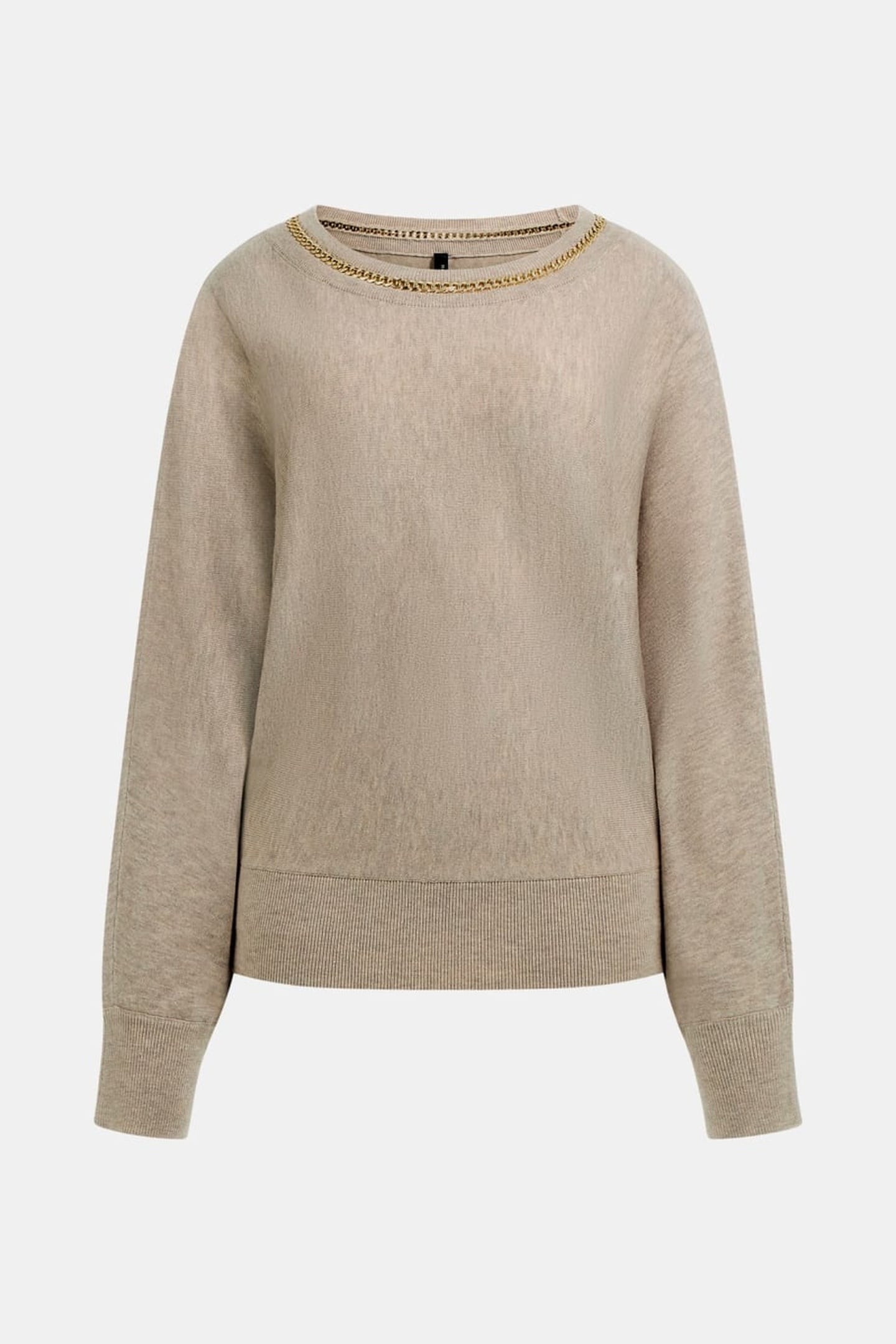 ABEL CN DOLMAN SLEEV VELVET TAUPE MULTI 5