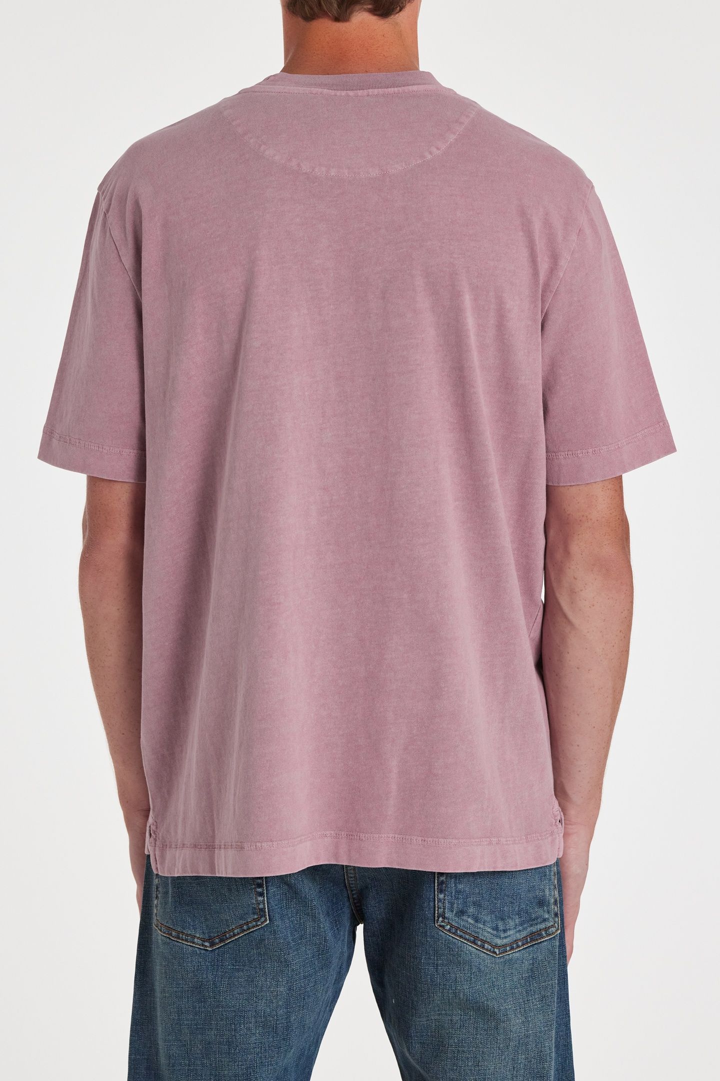 MENS SS TSHIRT PS HAPPY MAUVE 3