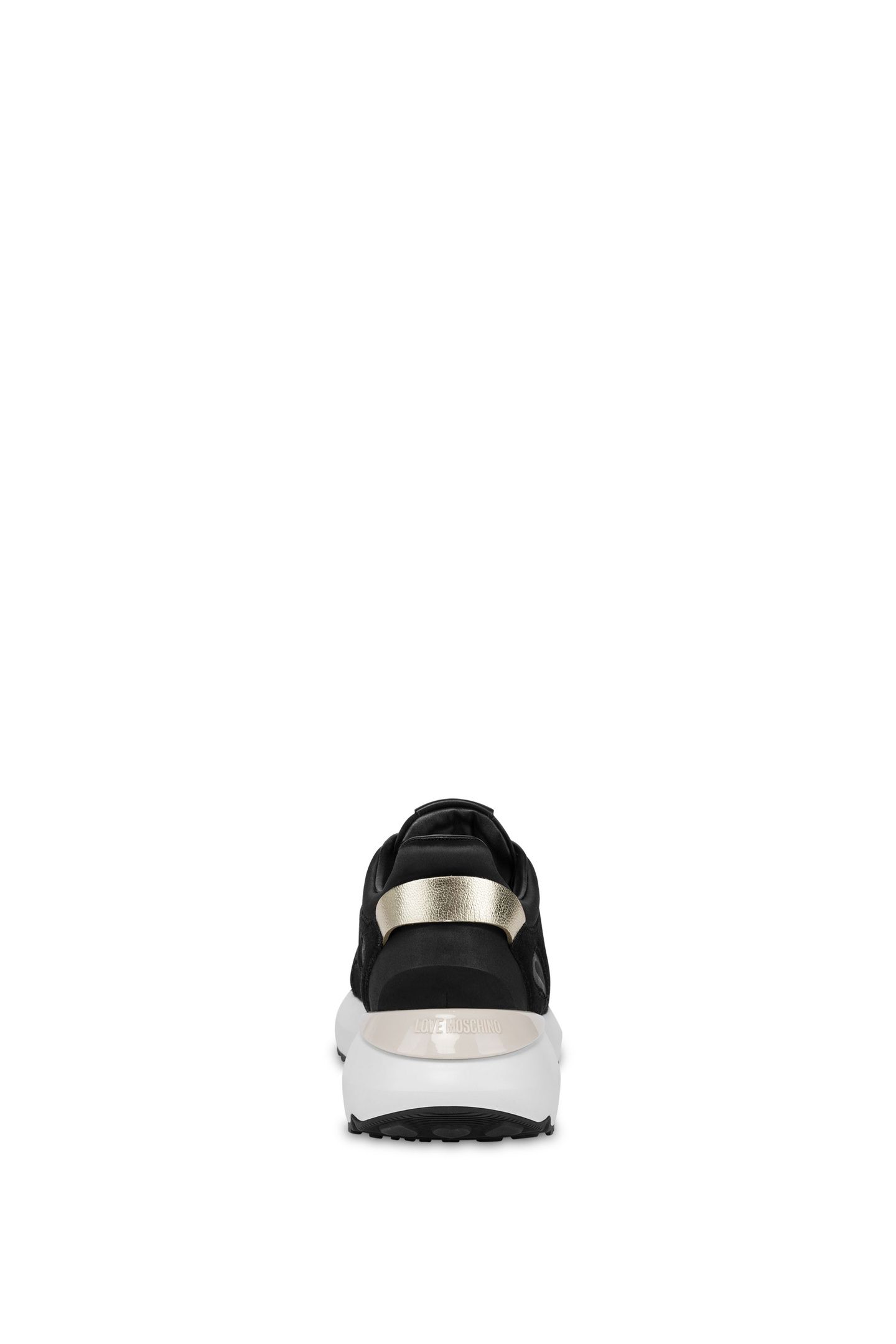 BLACK LEATHER SNEAKERS WITH HEART BLACK 4