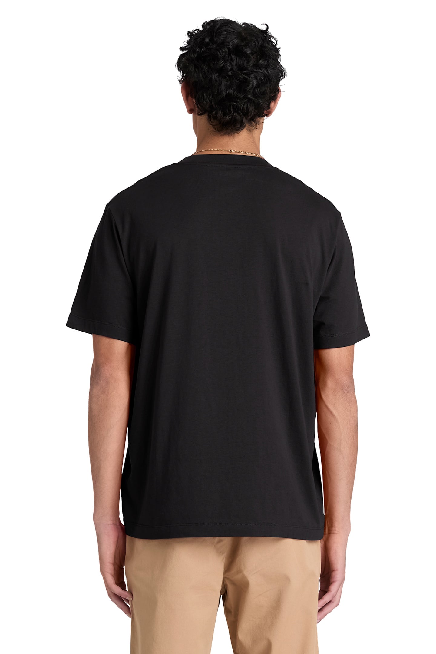 OYSTER RIVER CHEST LOGO SS TEE REG BLACK 2